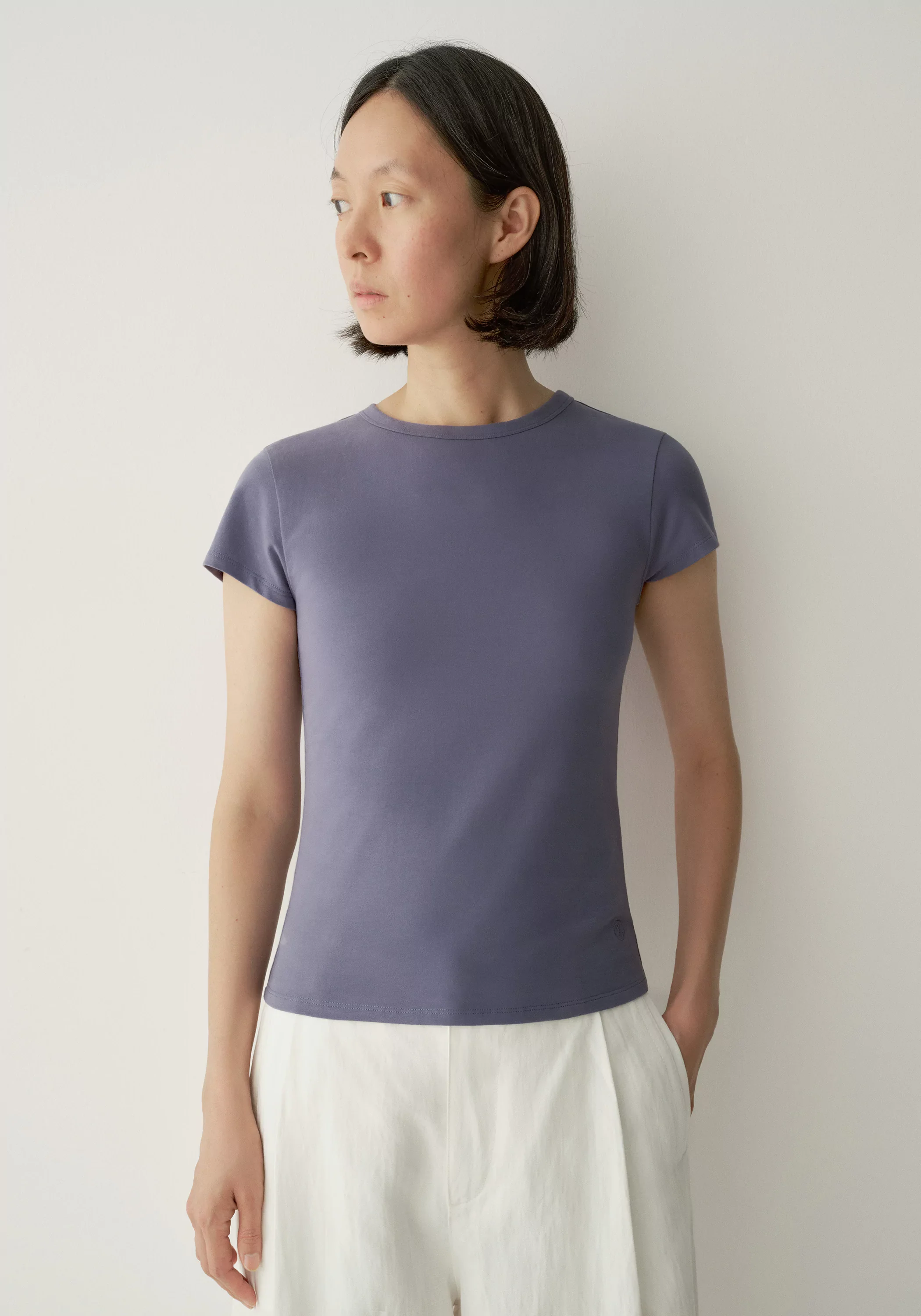 Crewneck Cotton T-shirt - Image 28