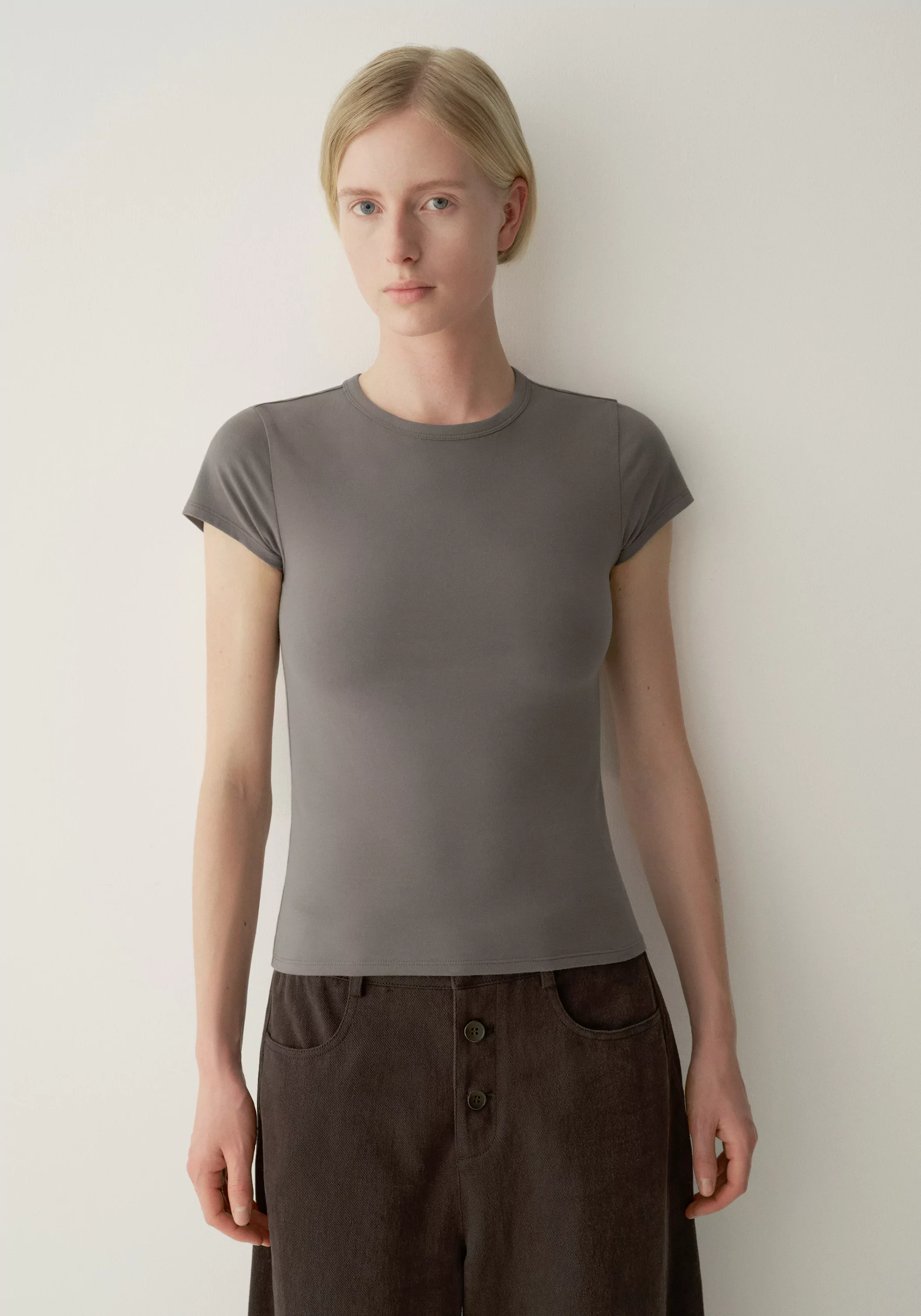 Crewneck Cotton T-shirt - Image 3