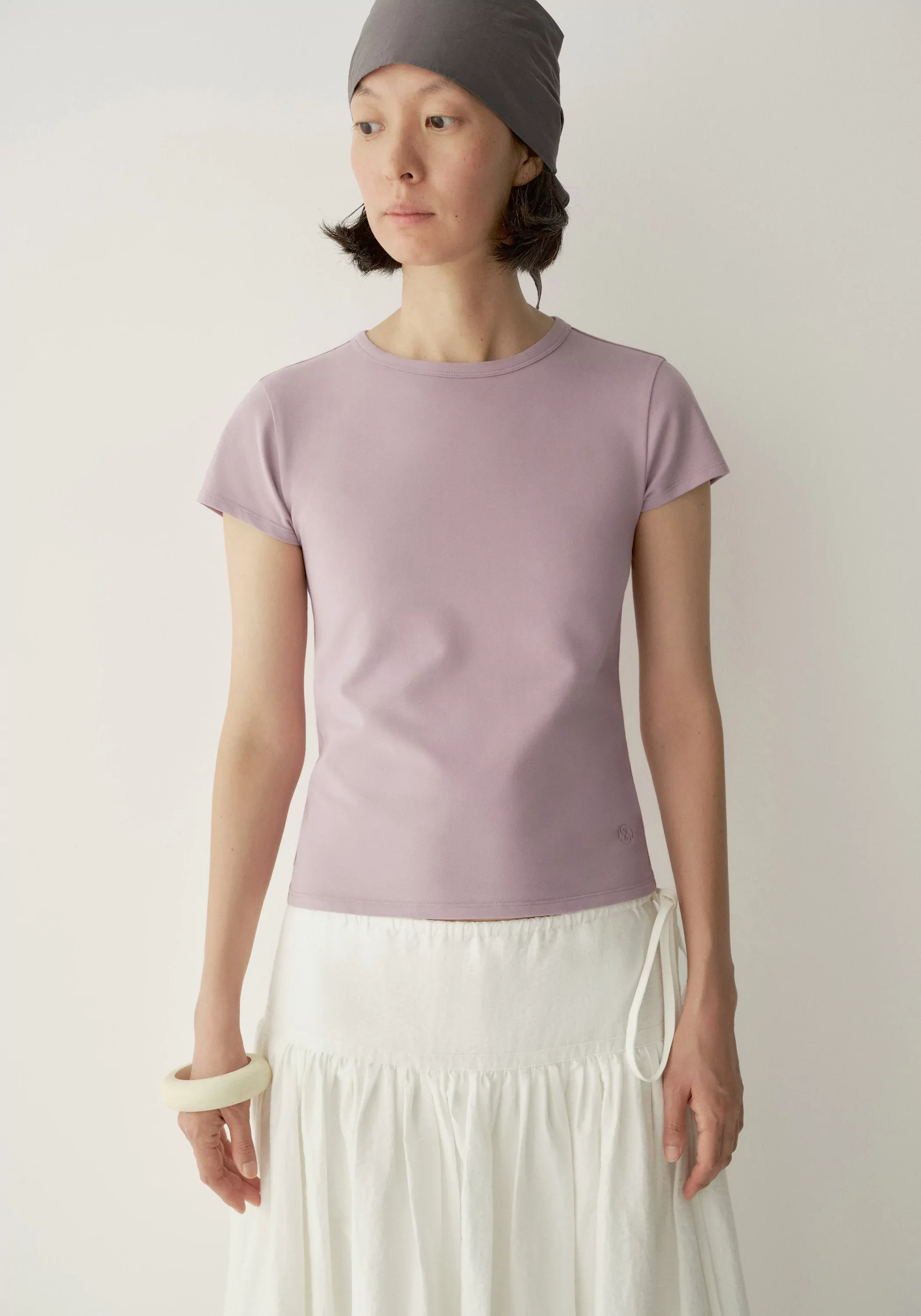 Crewneck Cotton T-shirt - Image 32