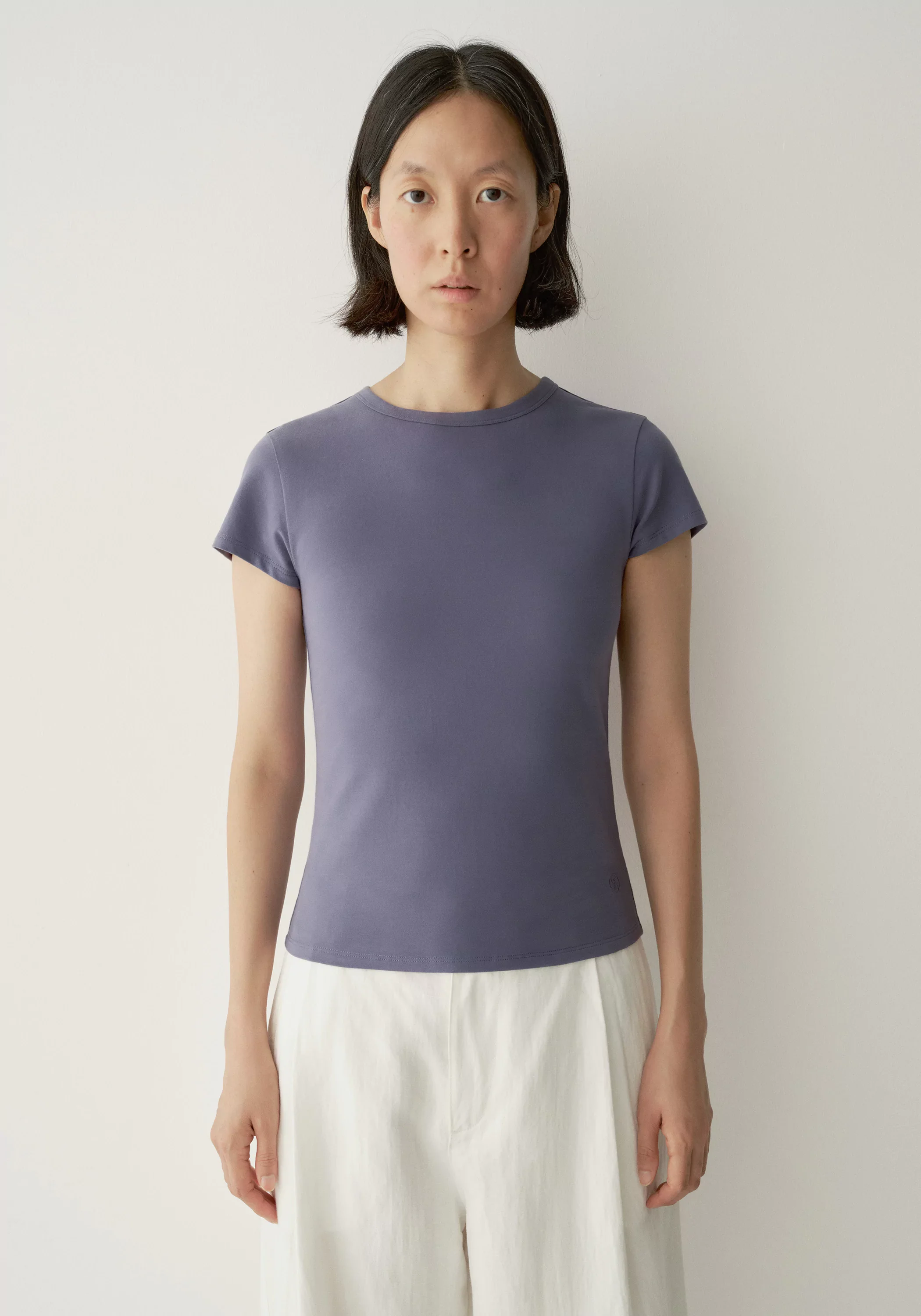Crewneck Cotton T-shirt - Image 7