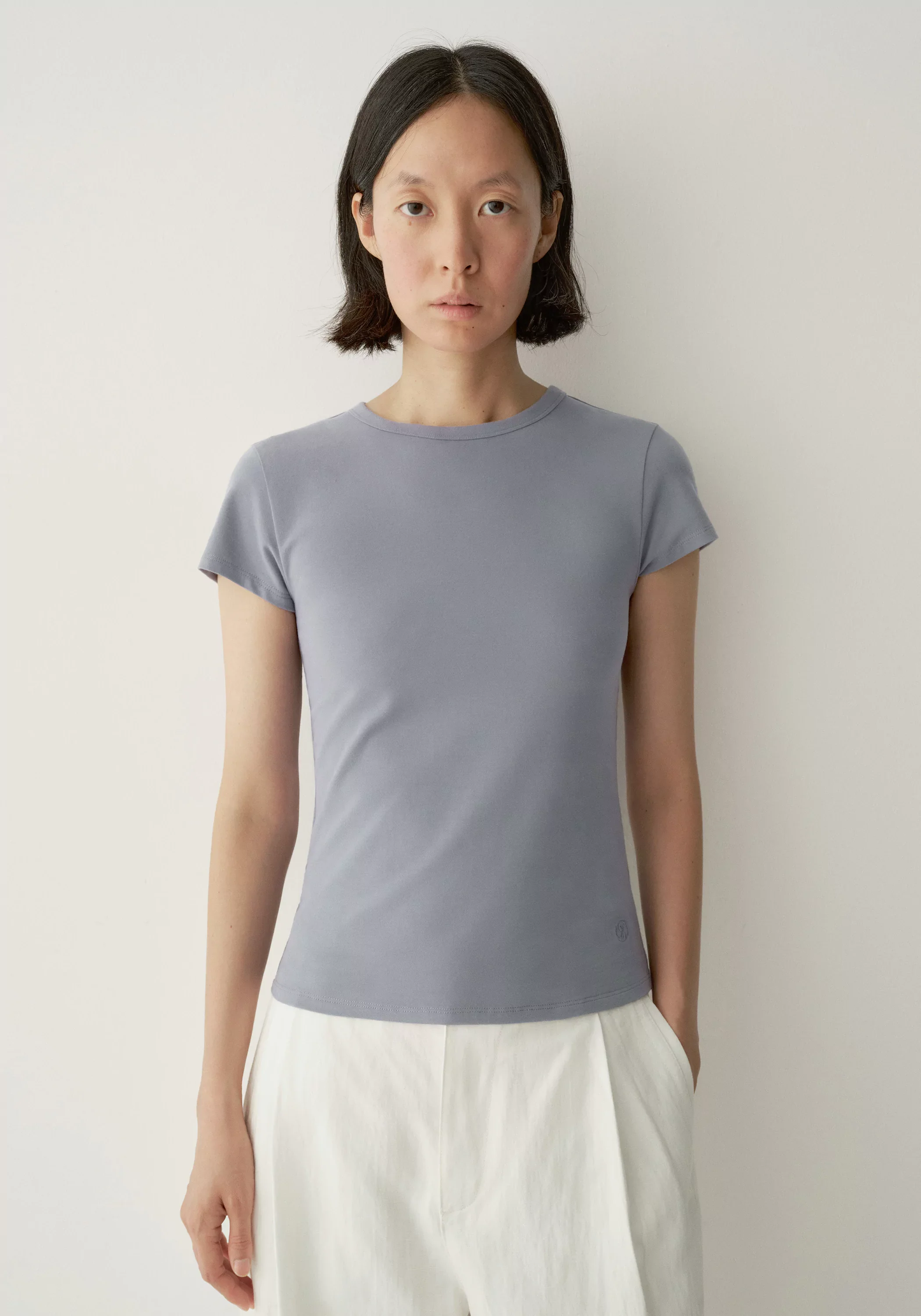 Crewneck Cotton T-shirt - Image 8
