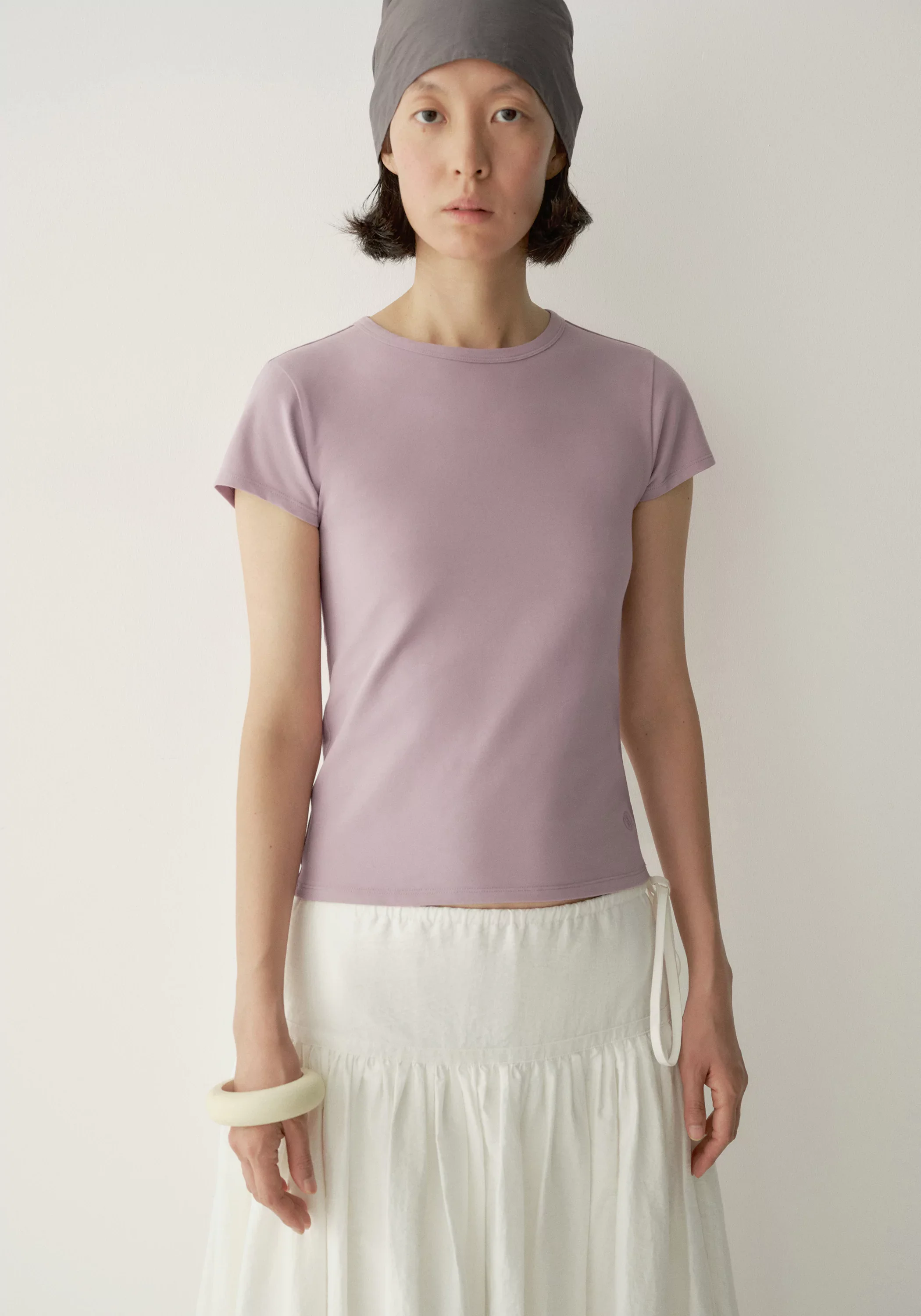 Crewneck Cotton T-shirt - Image 9