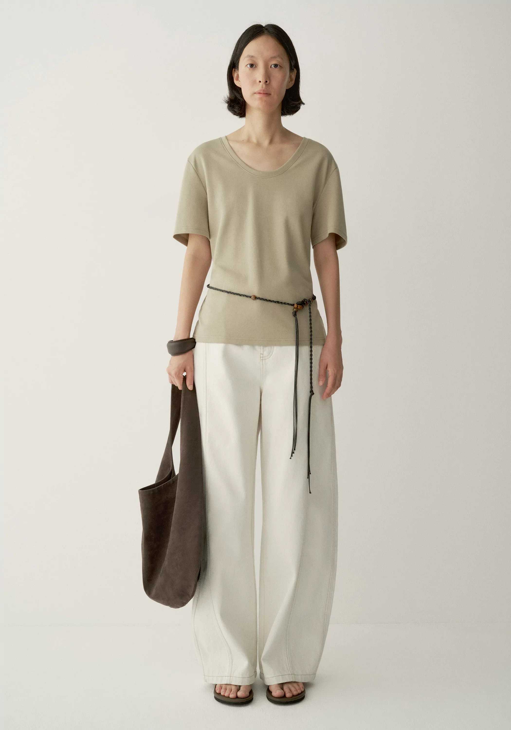 Regular U-neck T-shirt - Image 3
