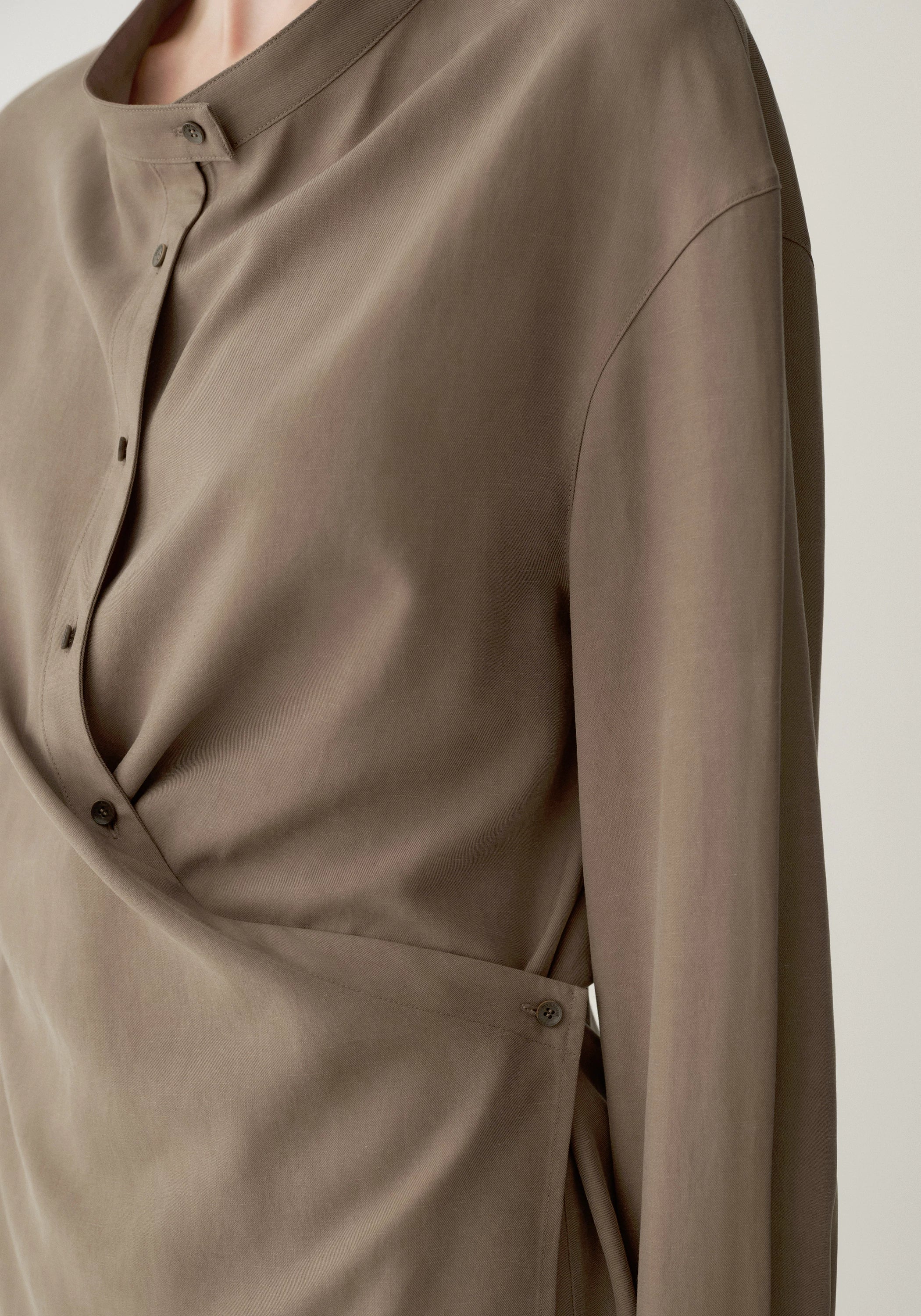 Curved-placket Shirt - Image 10