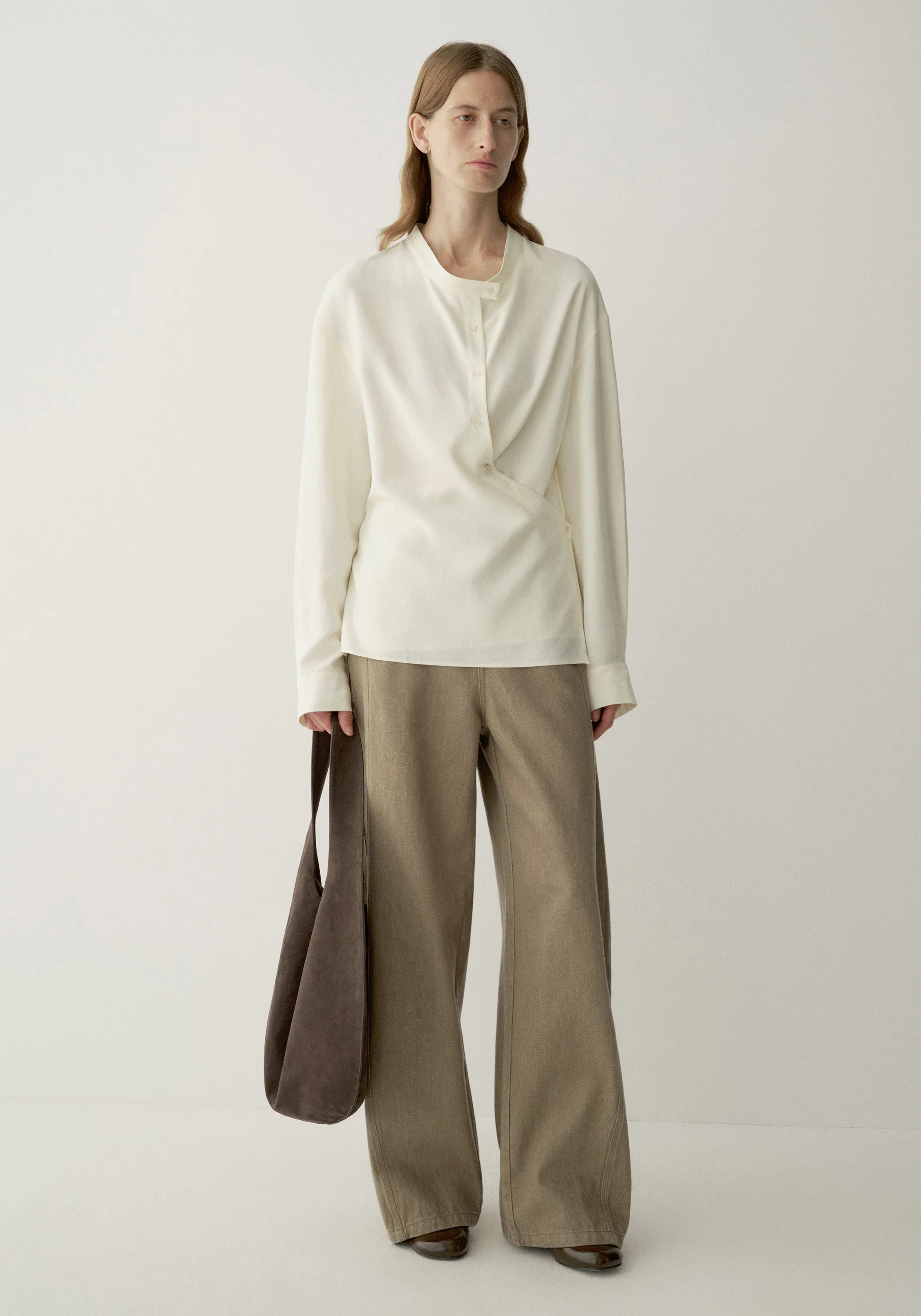 Curved-placket Shirt - Image 14