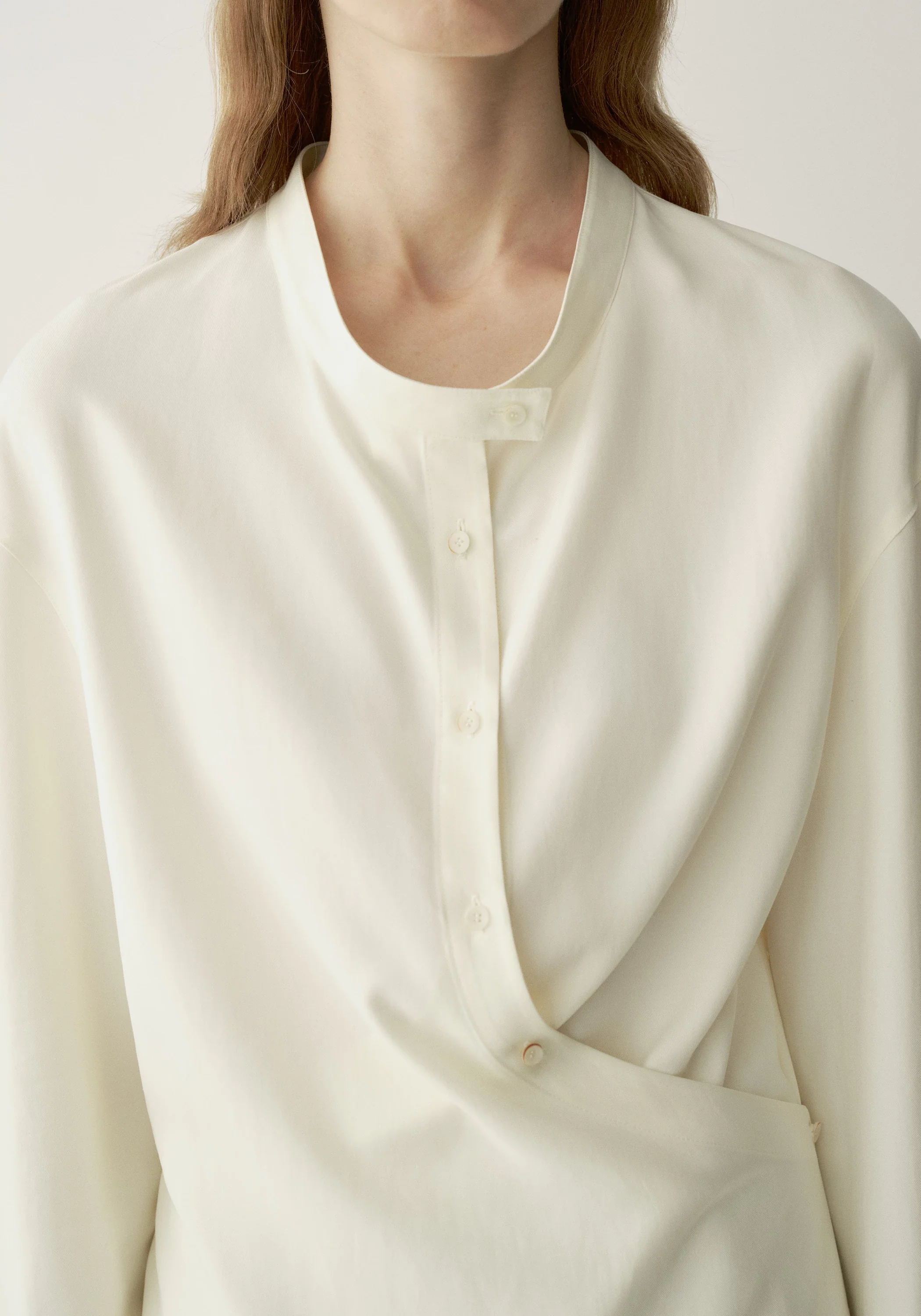 Curved-placket Shirt - Image 18