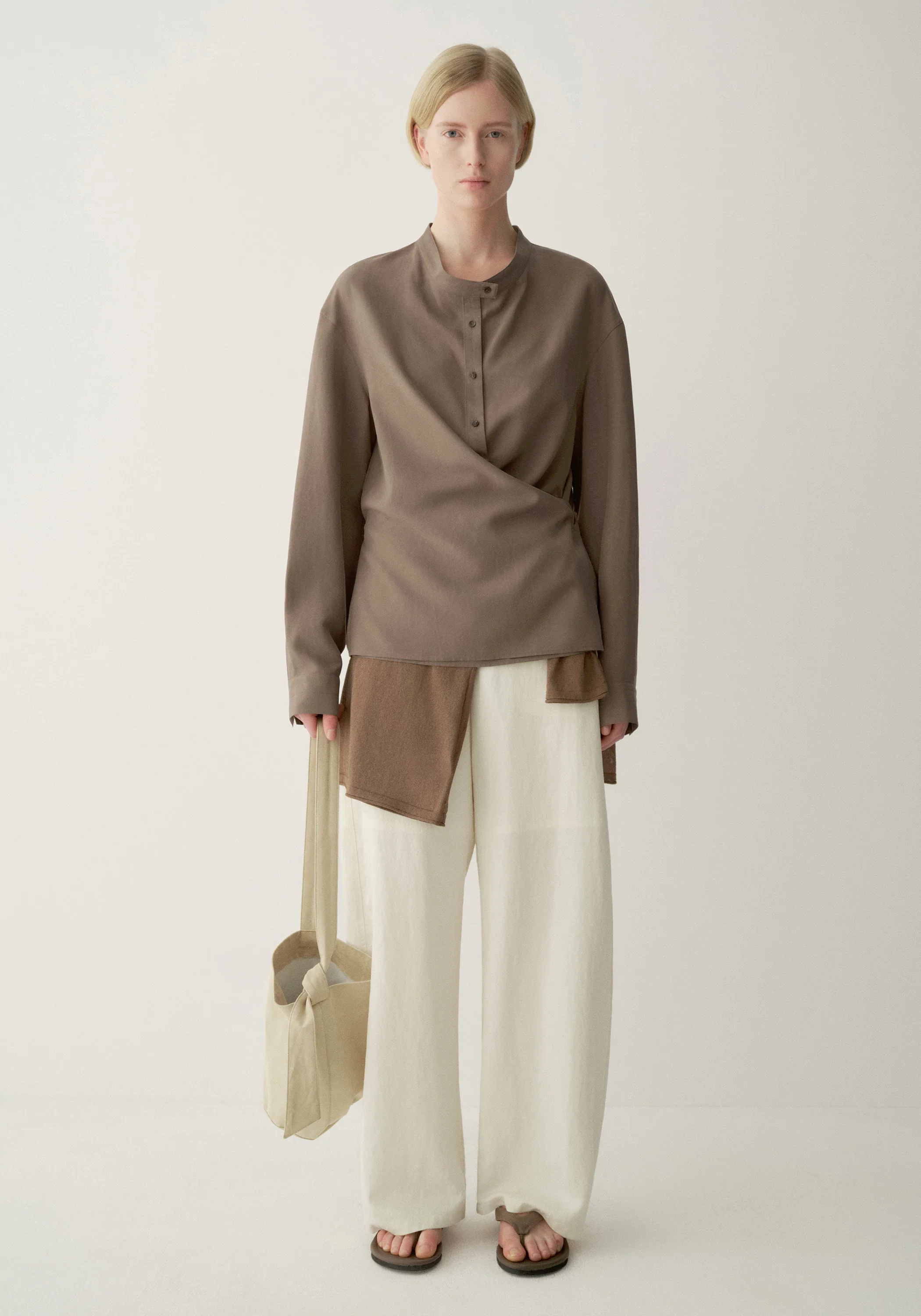Curved-placket Shirt - Image 3