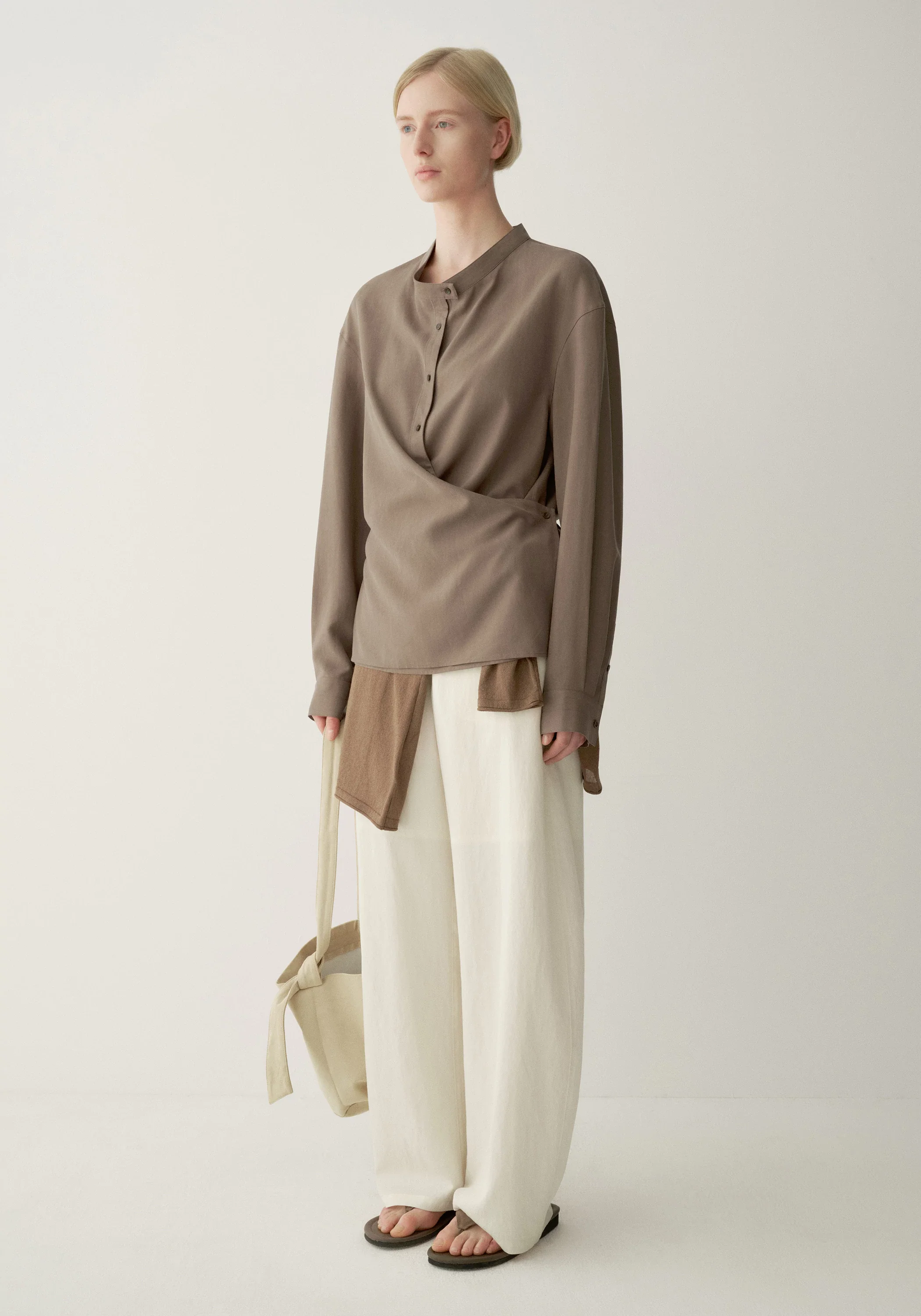 Curved-placket Shirt - Image 4