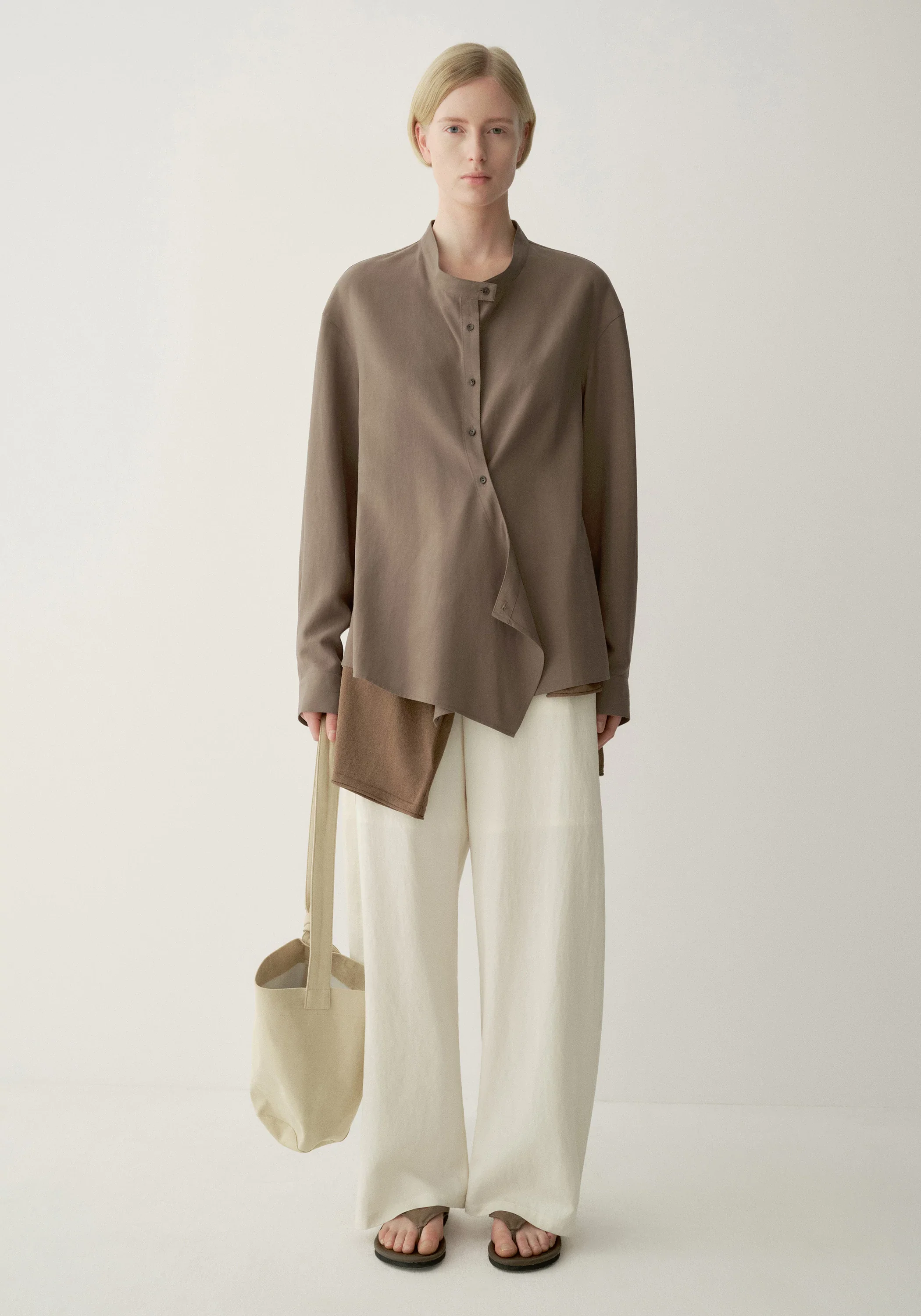 Curved-placket Shirt - Image 6