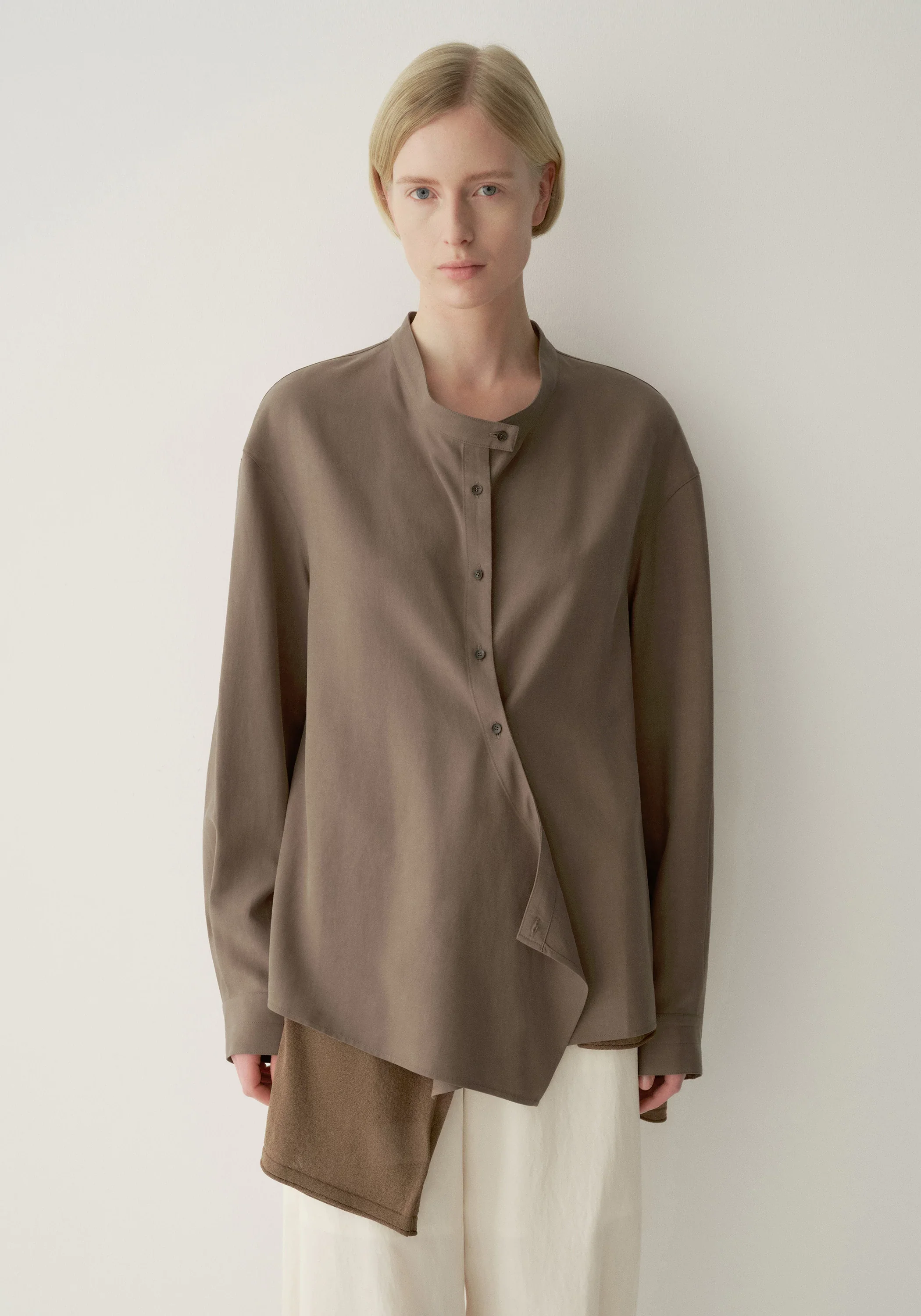 Curved-placket Shirt - Image 7
