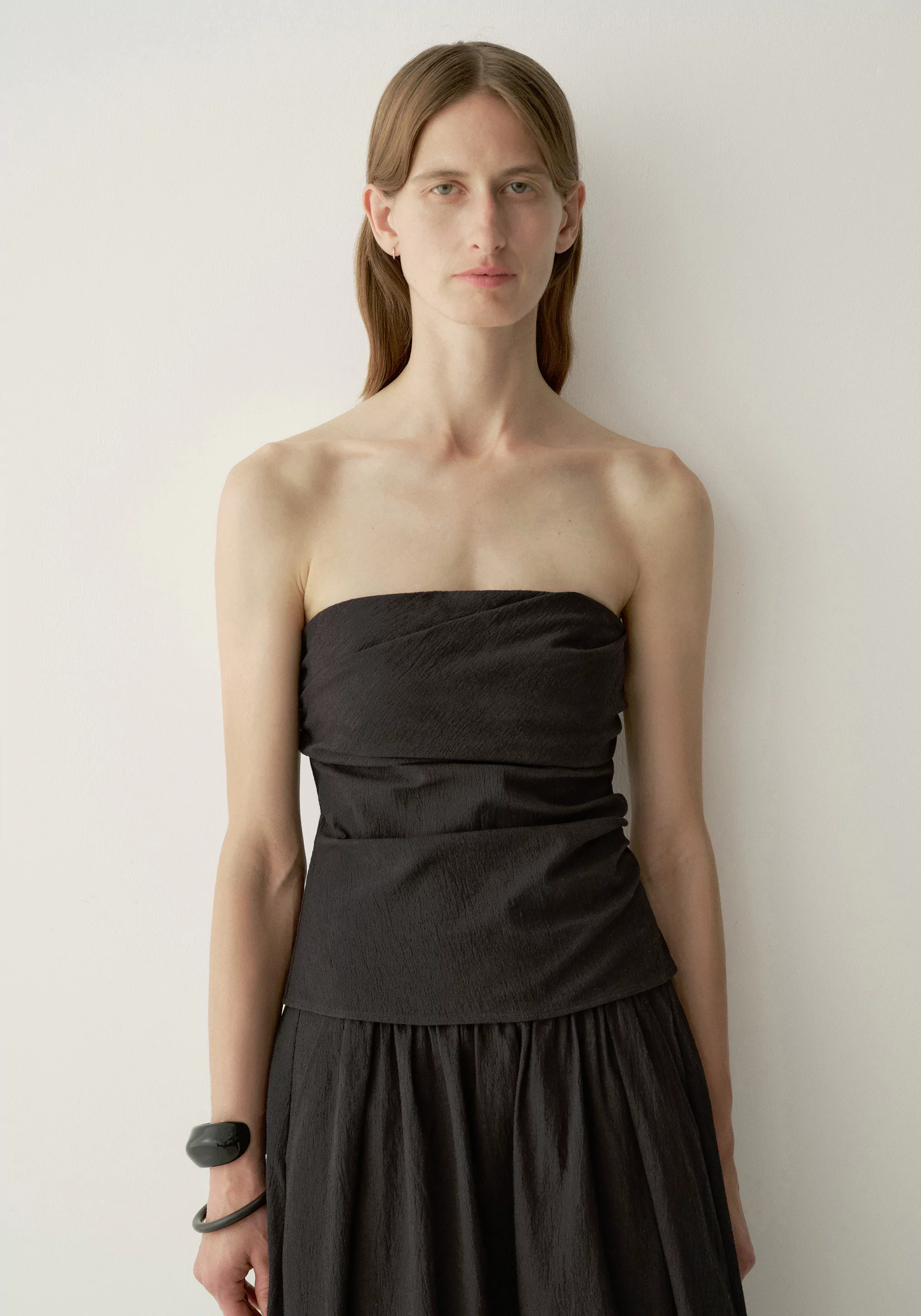 Pleated Bandeau Top