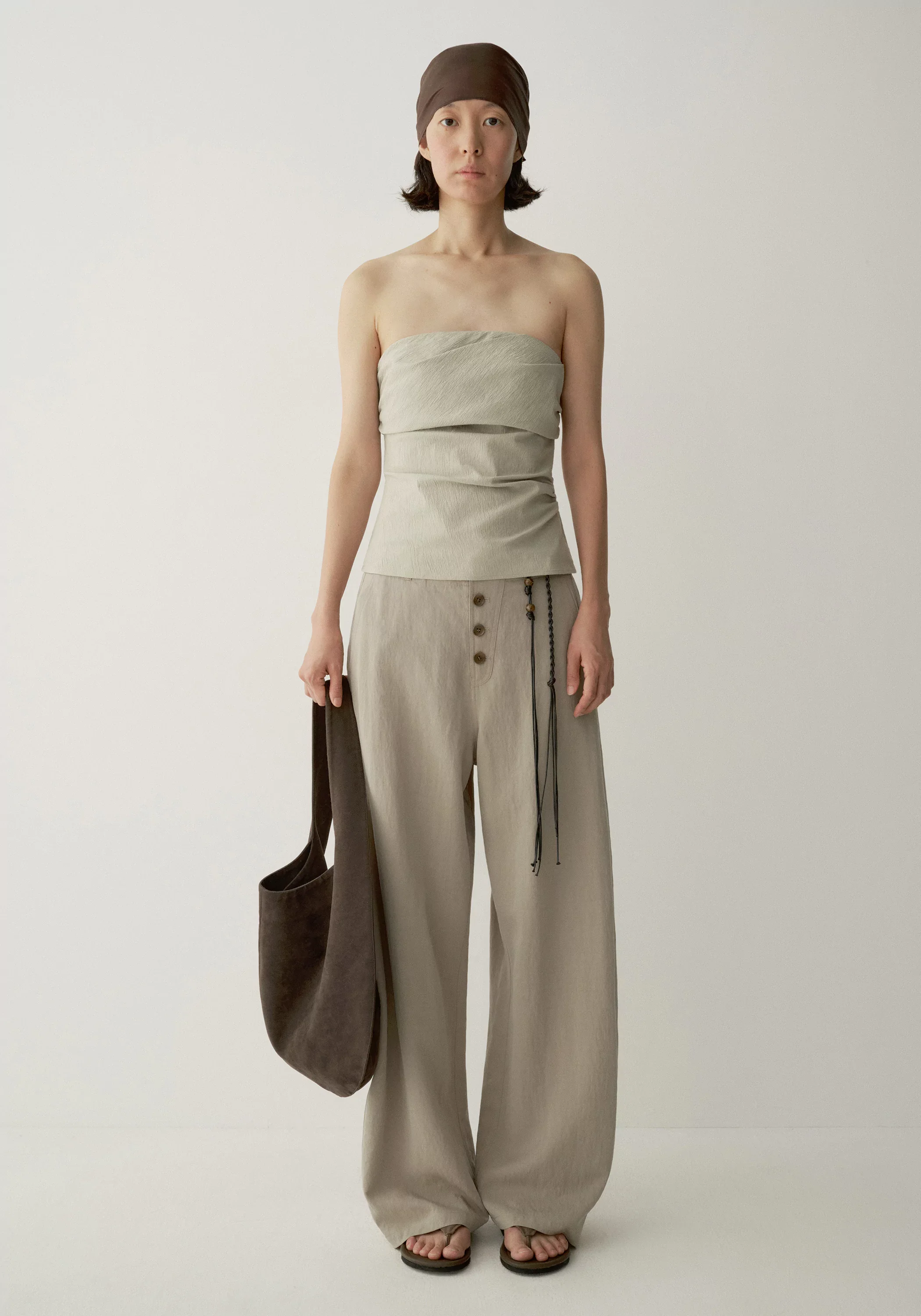 Pleated Bandeau Top - Image 17