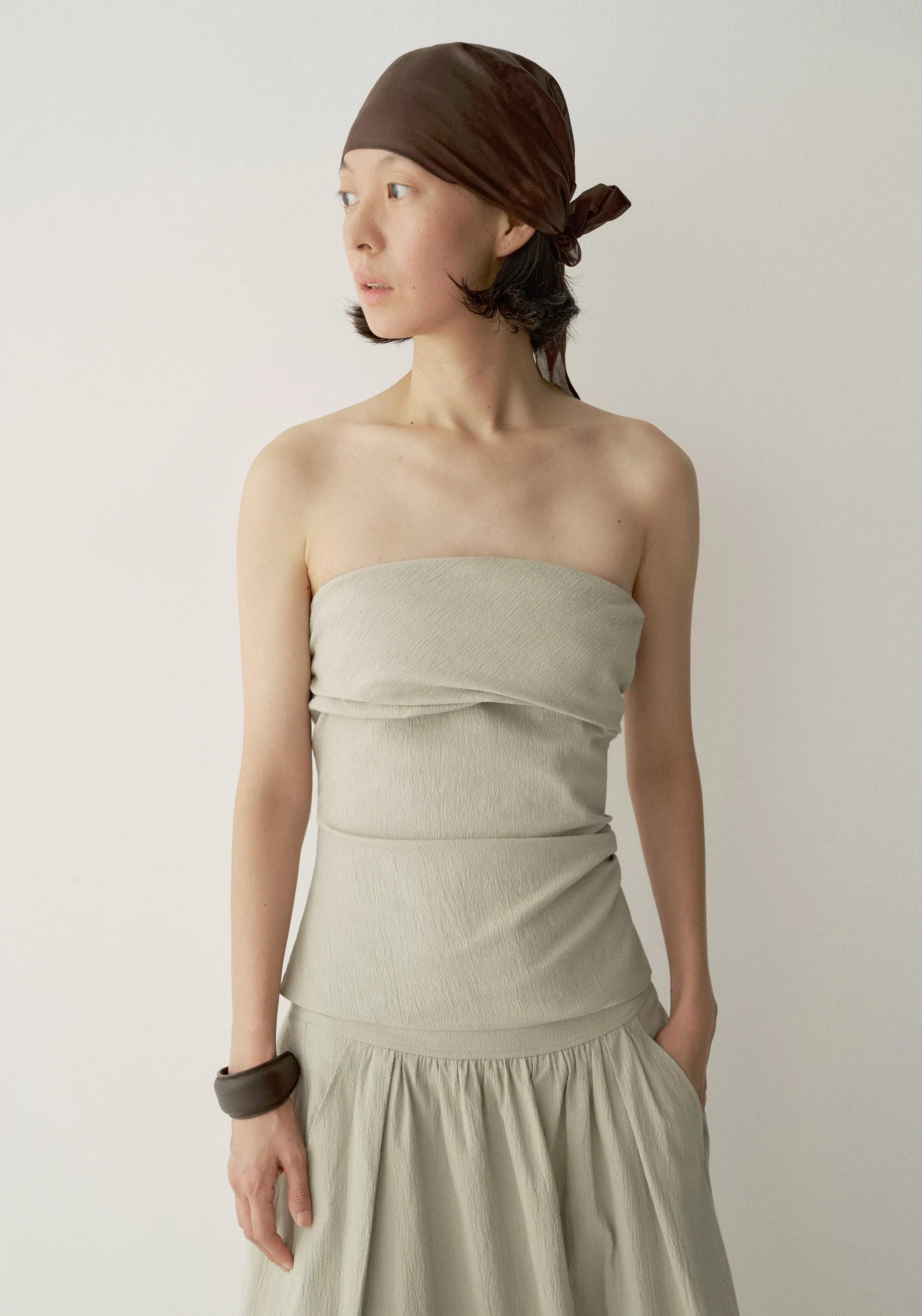 Pleated Bandeau Top - Image 18