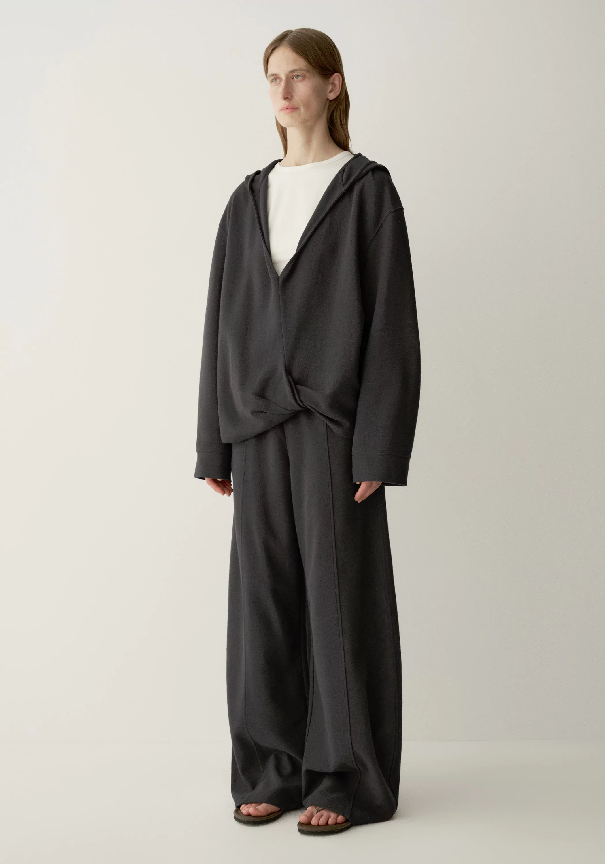 Twist-detail Hooded Sweatshirt - Image 18