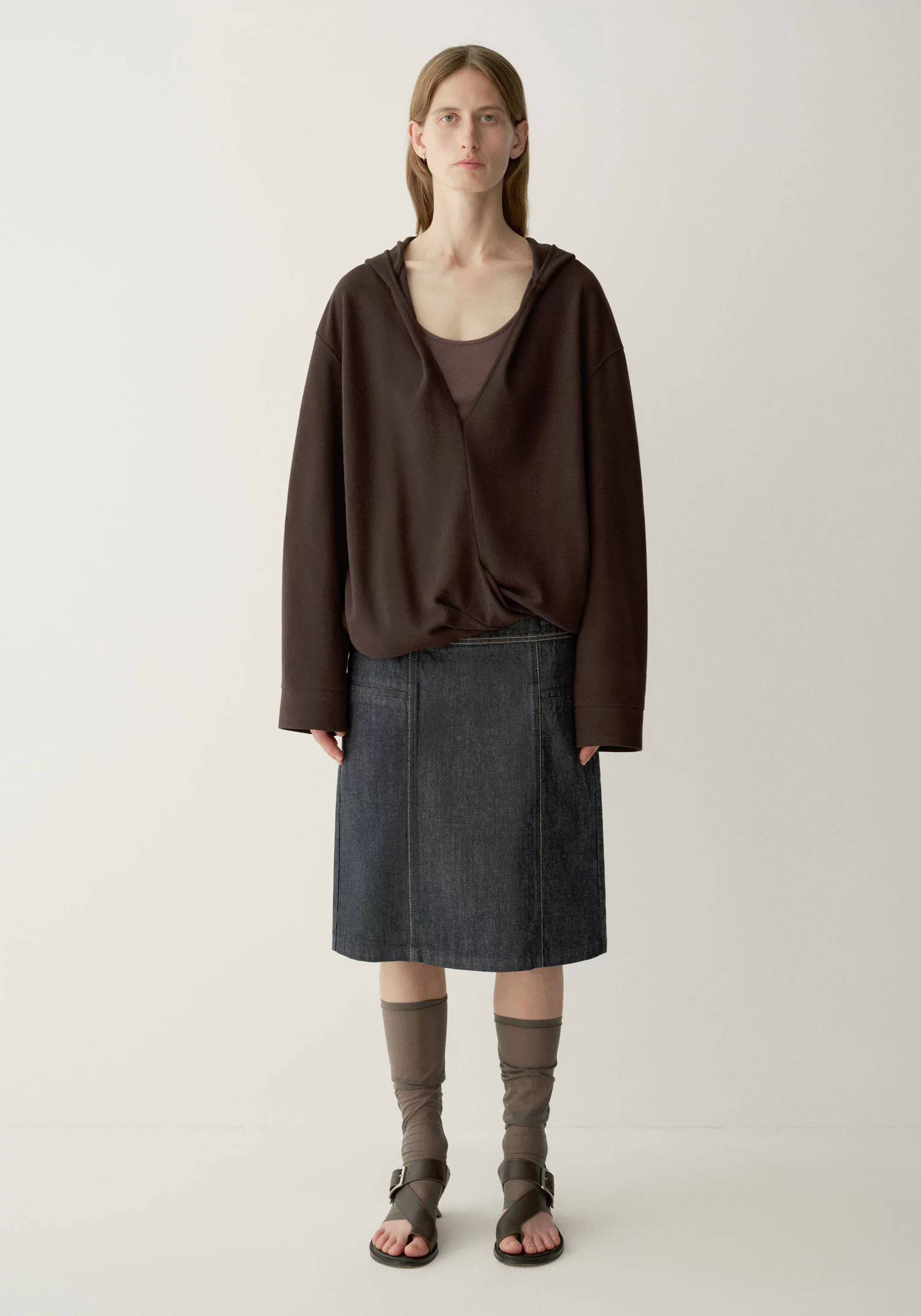 Twist-detail Hooded Sweatshirt - Image 5