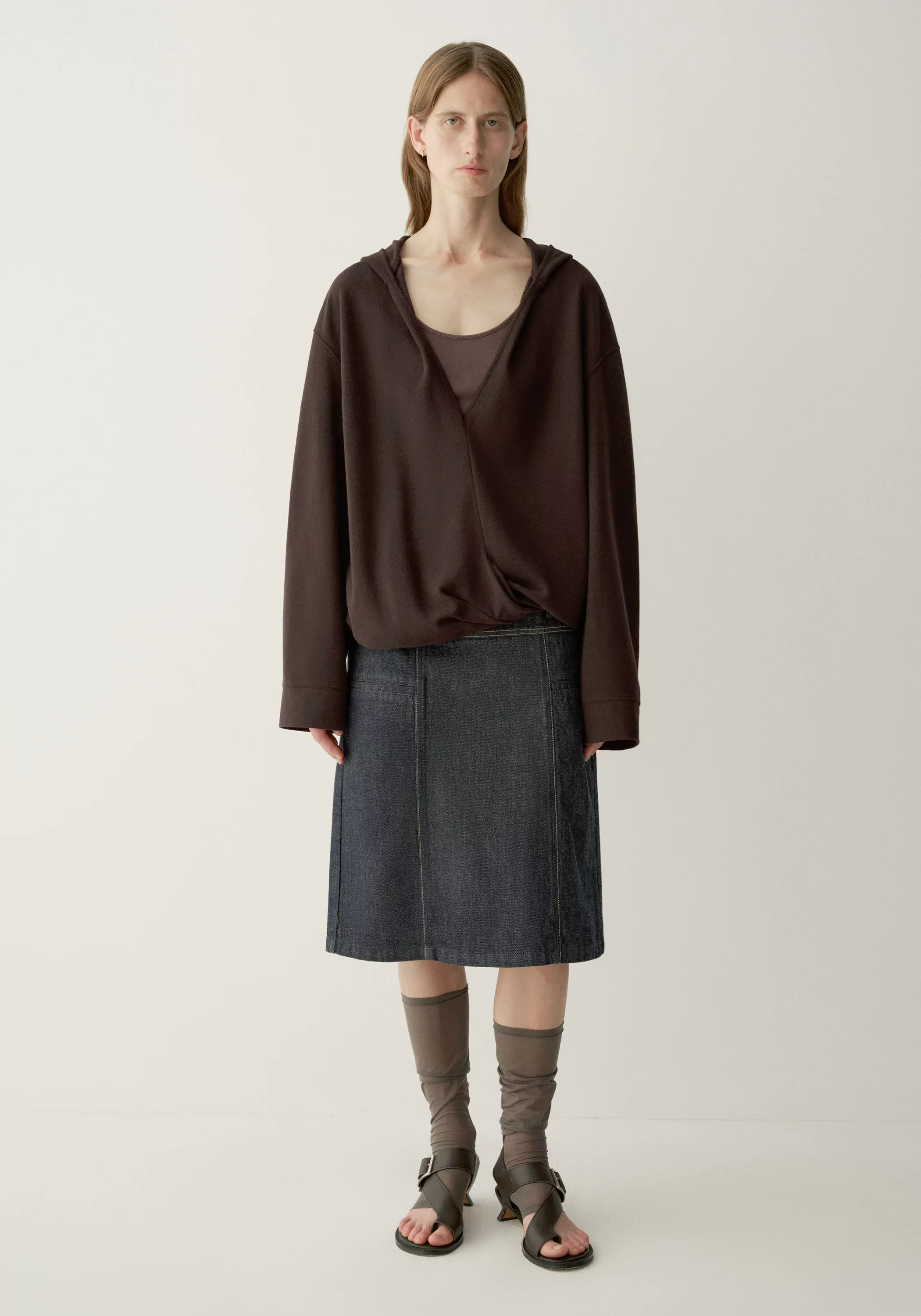 Twist-detail Hooded Sweatshirt - Image 6