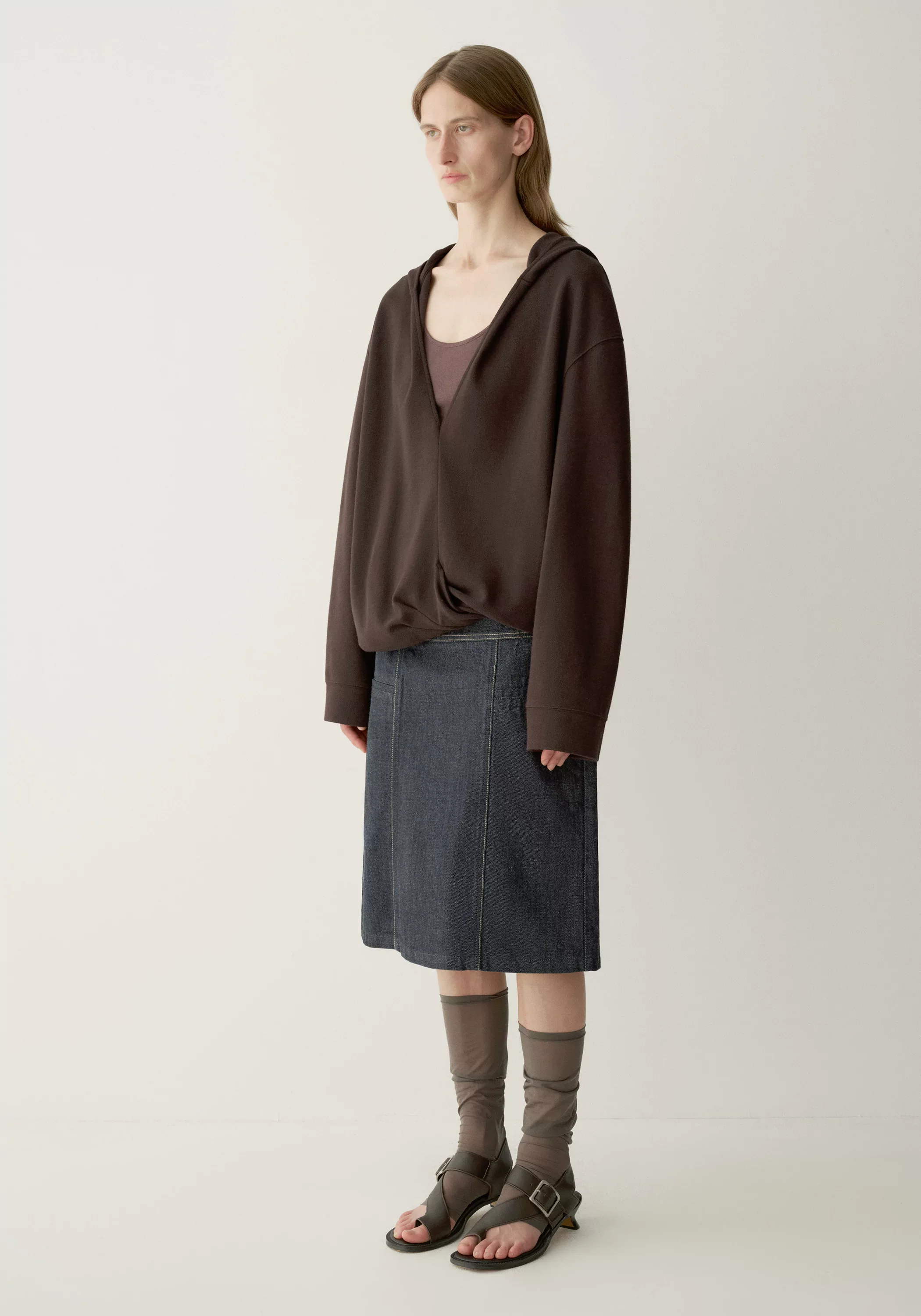 Twist-detail Hooded Sweatshirt - Image 7