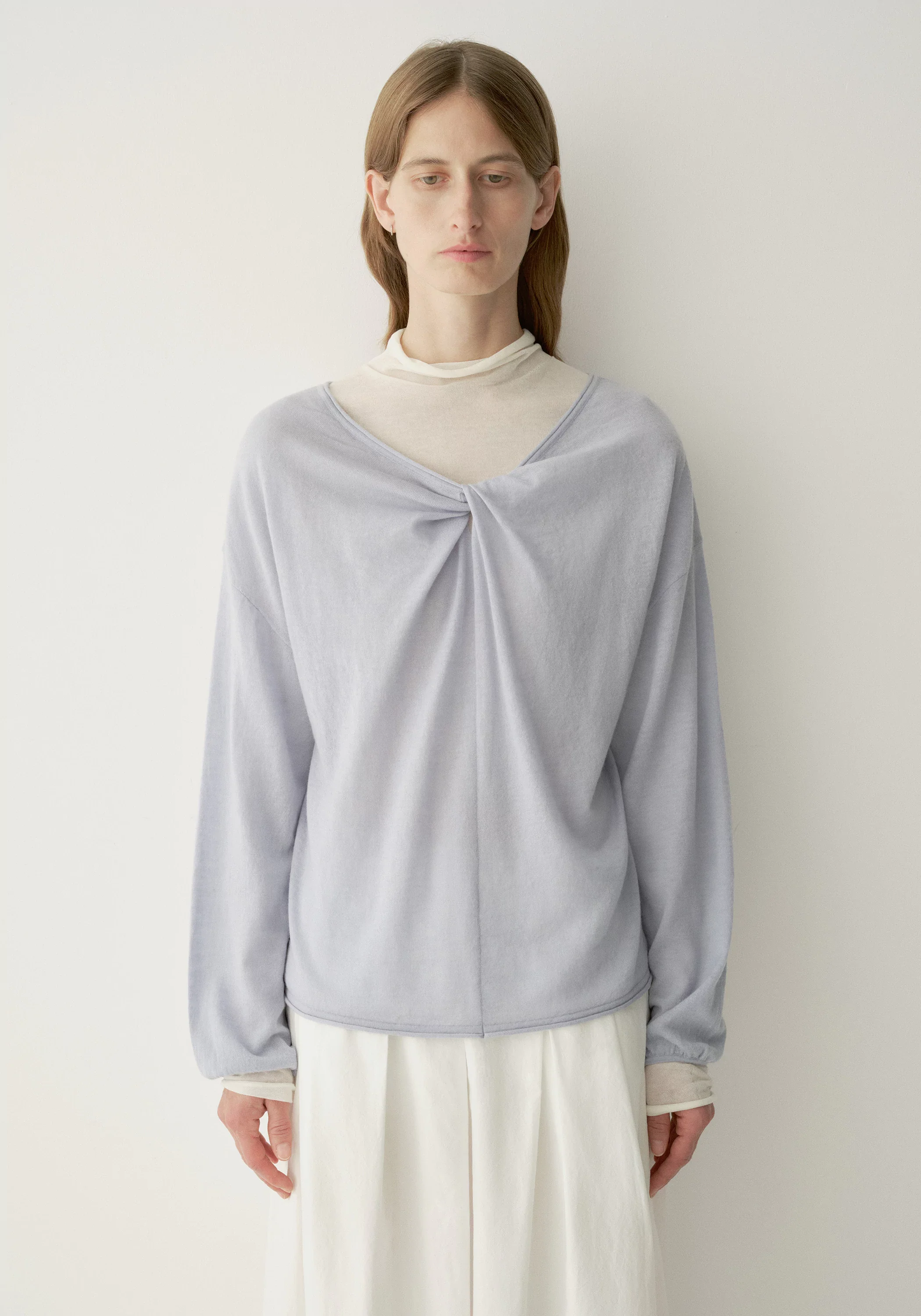 Two-way Knitted Blouse - Image 16