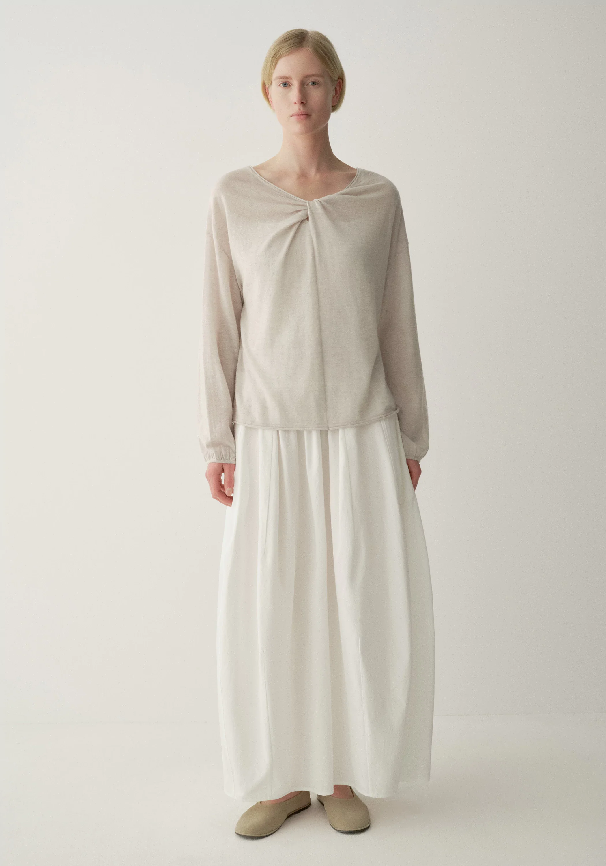 Two-way Knitted Blouse - Image 3