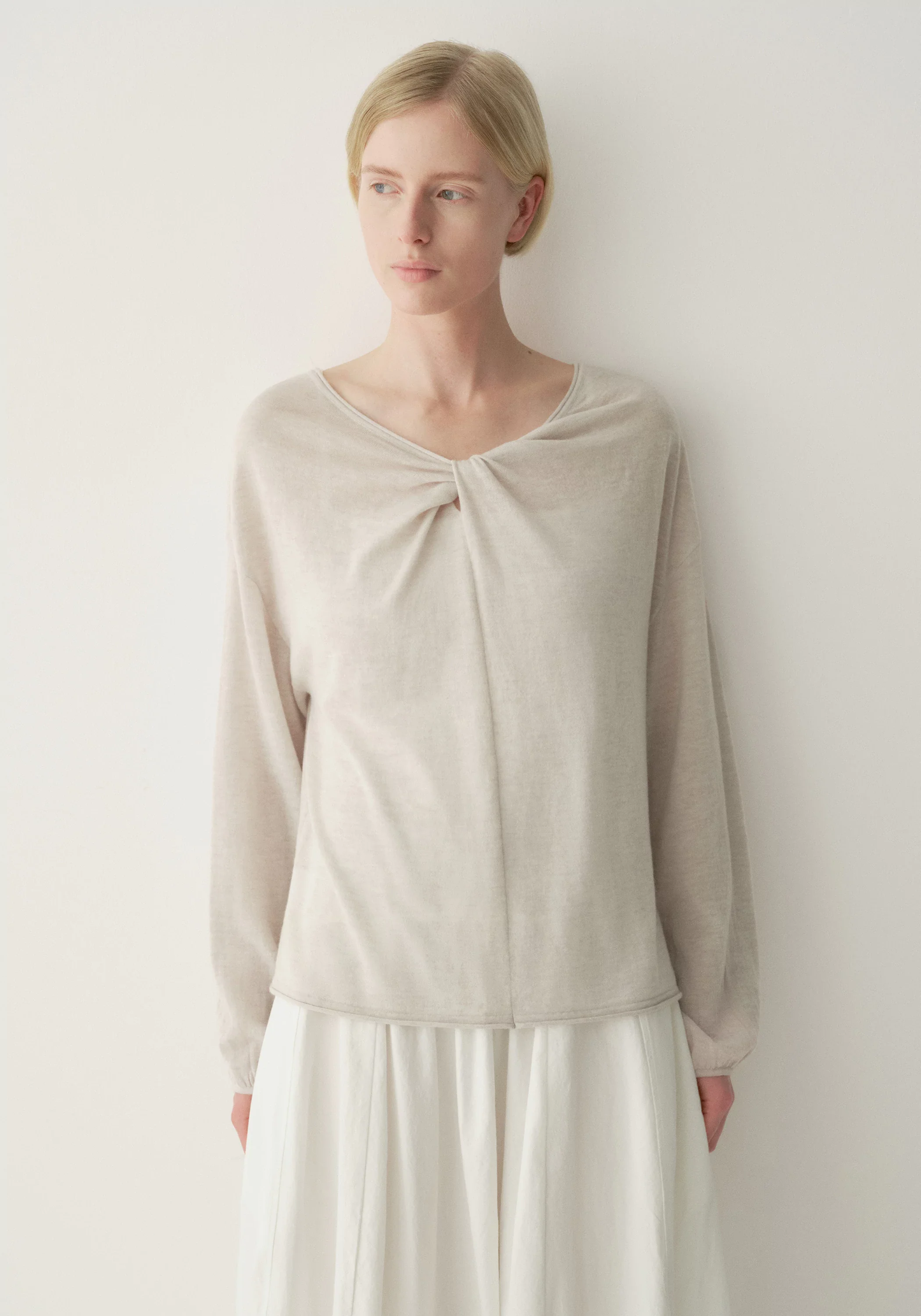Two-way Knitted Blouse - Image 7