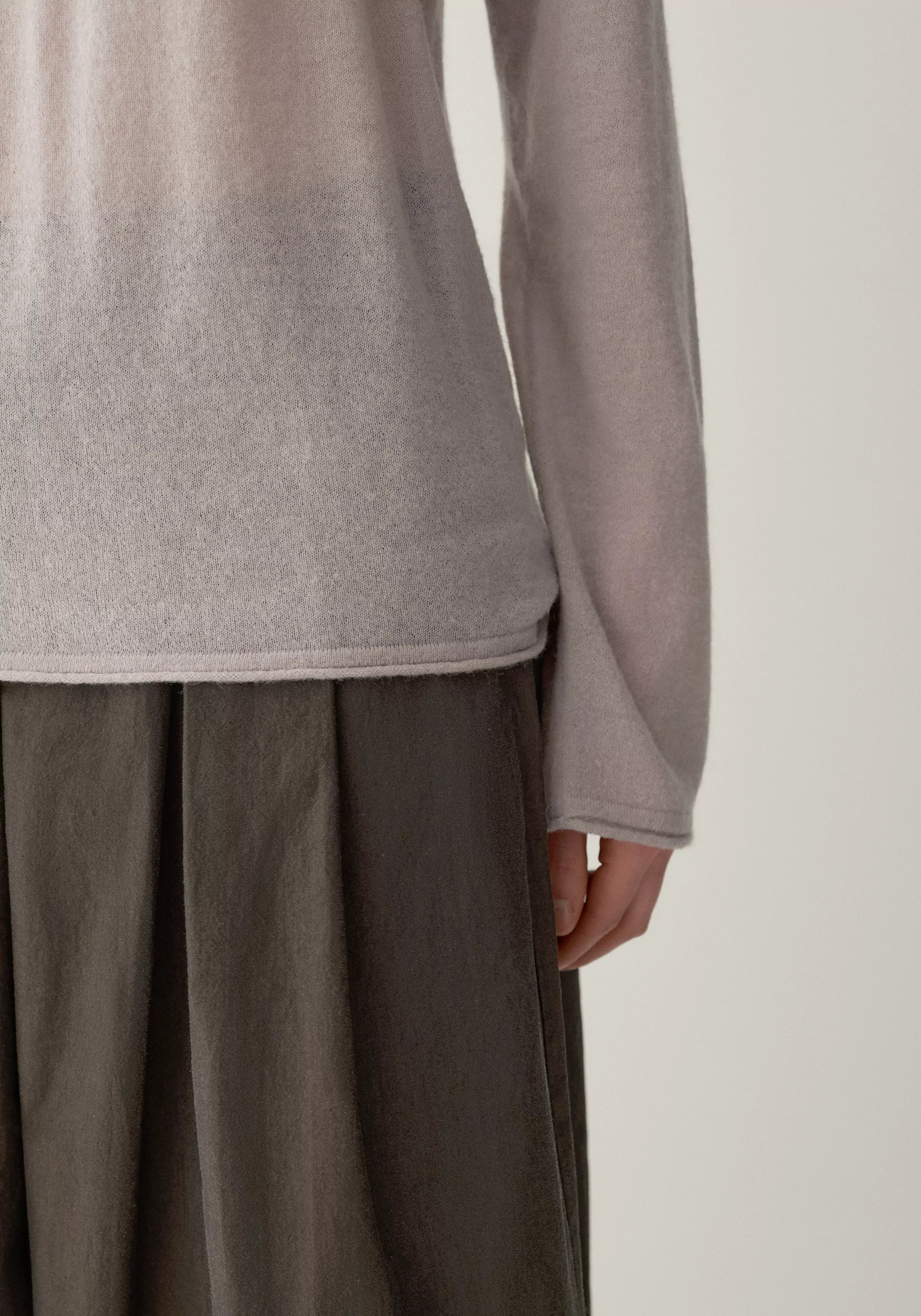 Merino Wool Twist-front Top - Image 14