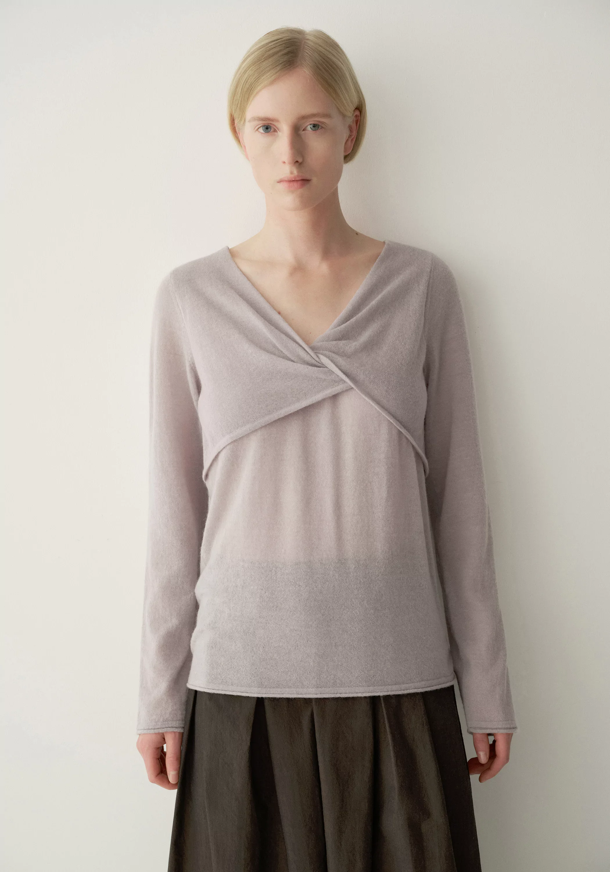 Merino Wool Twist-front Top - Image 4