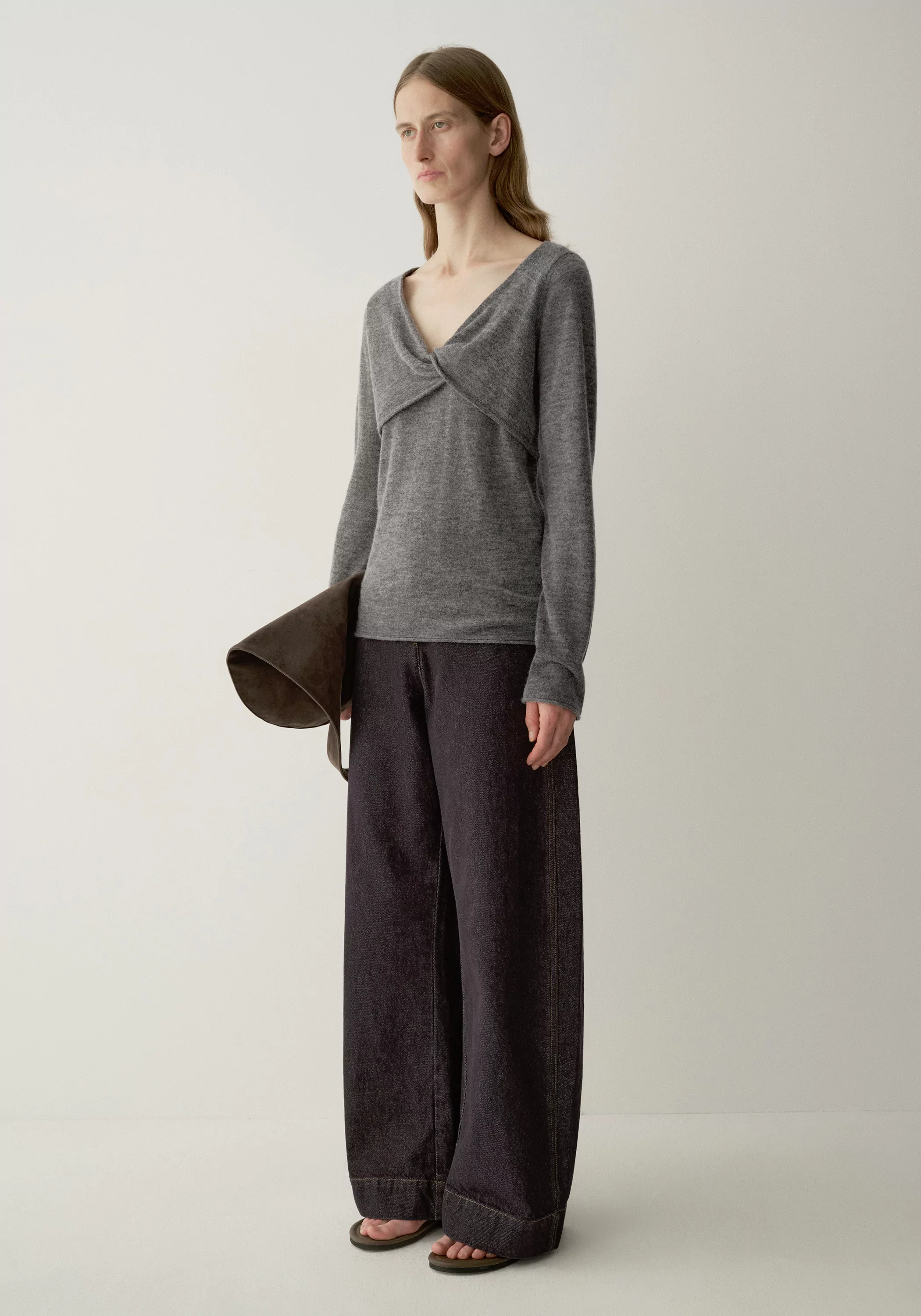 Merino Wool Twist-front Top - Image 6