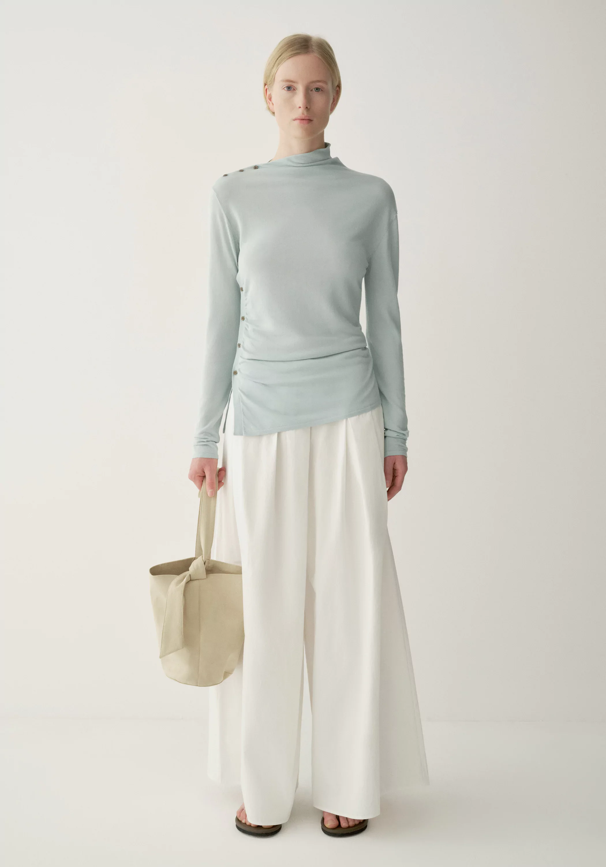 Asymmetric Buttoned Top - Image 10