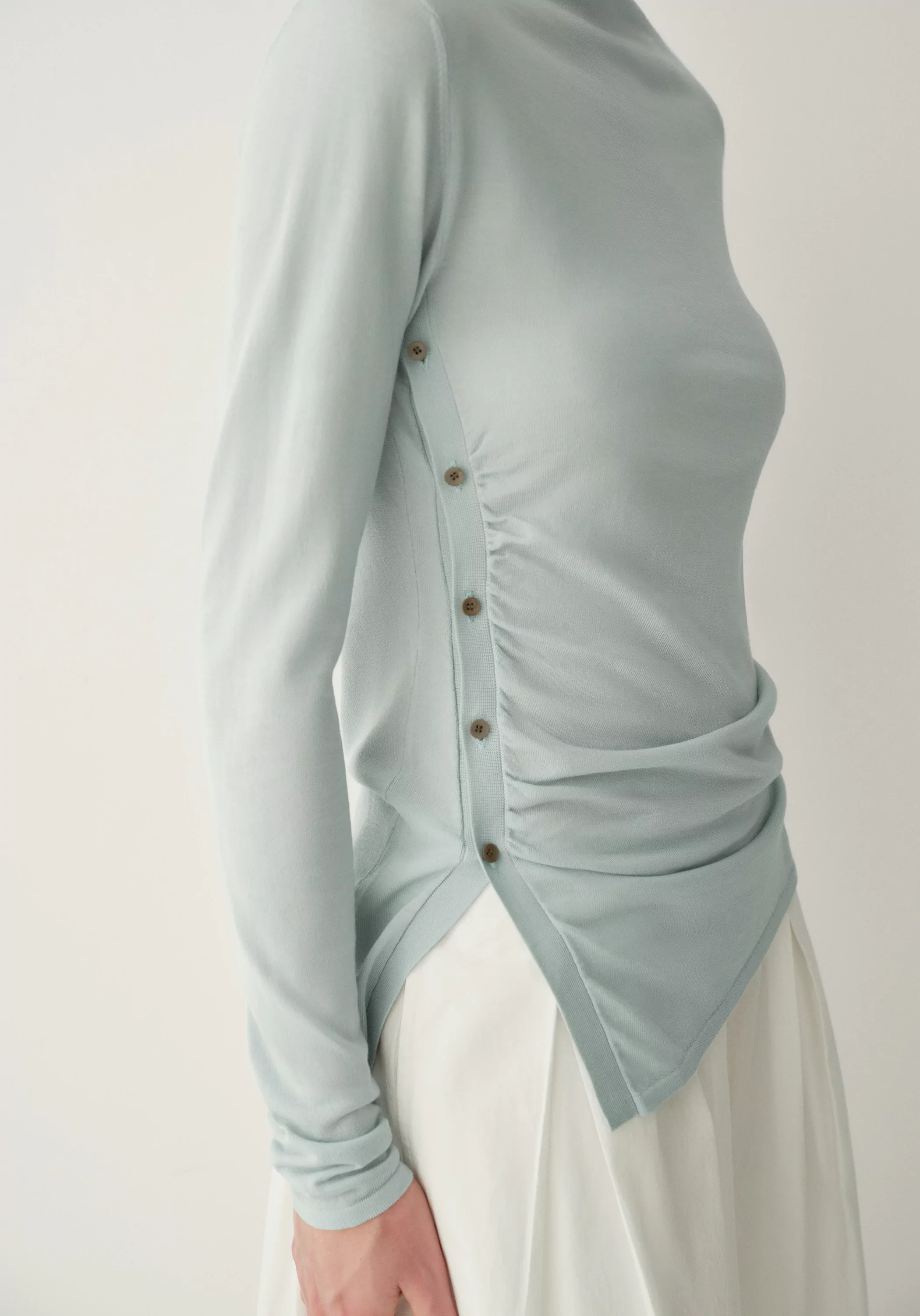 Asymmetric Buttoned Top - Image 15