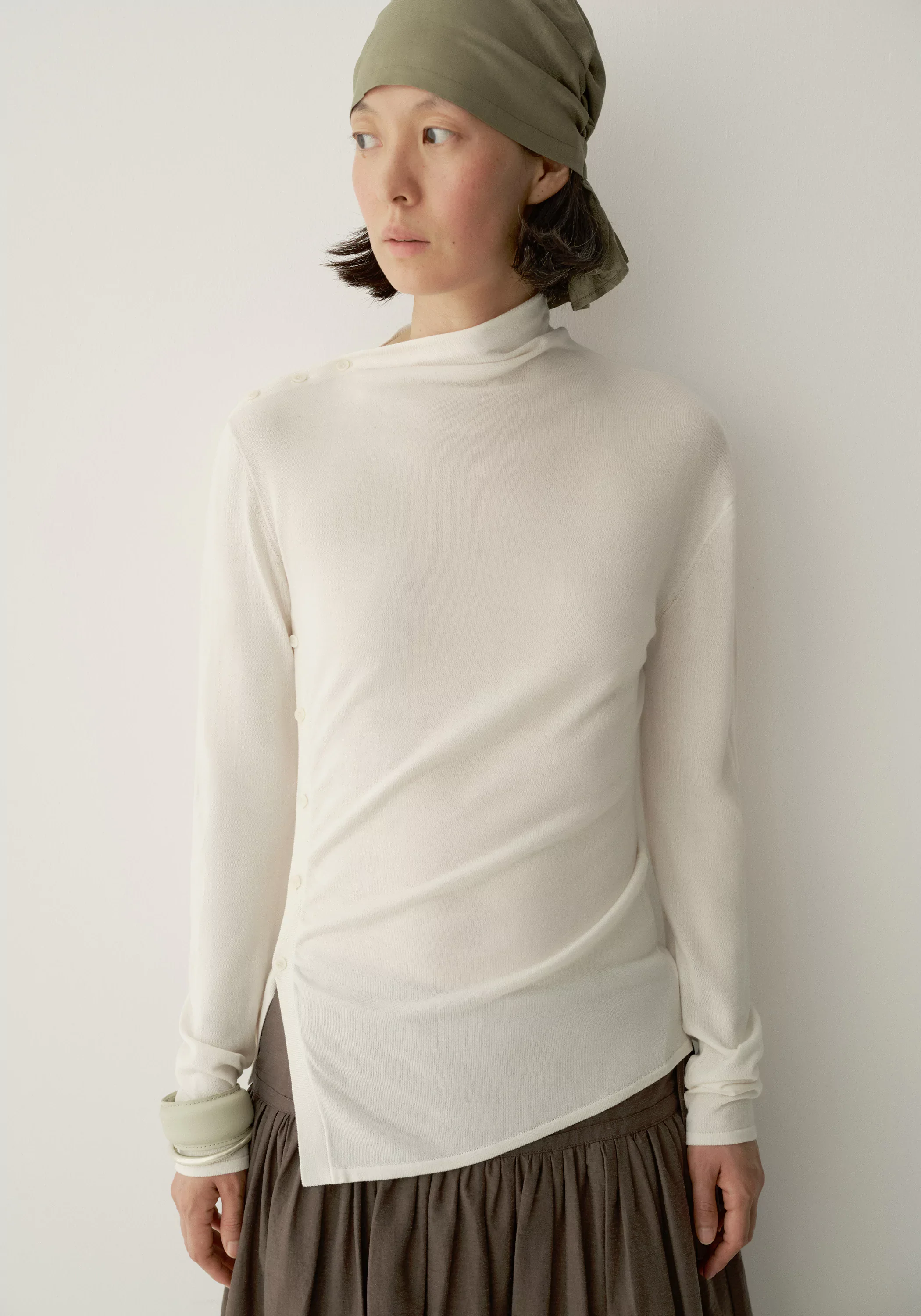 Asymmetric Buttoned Top - Image 18
