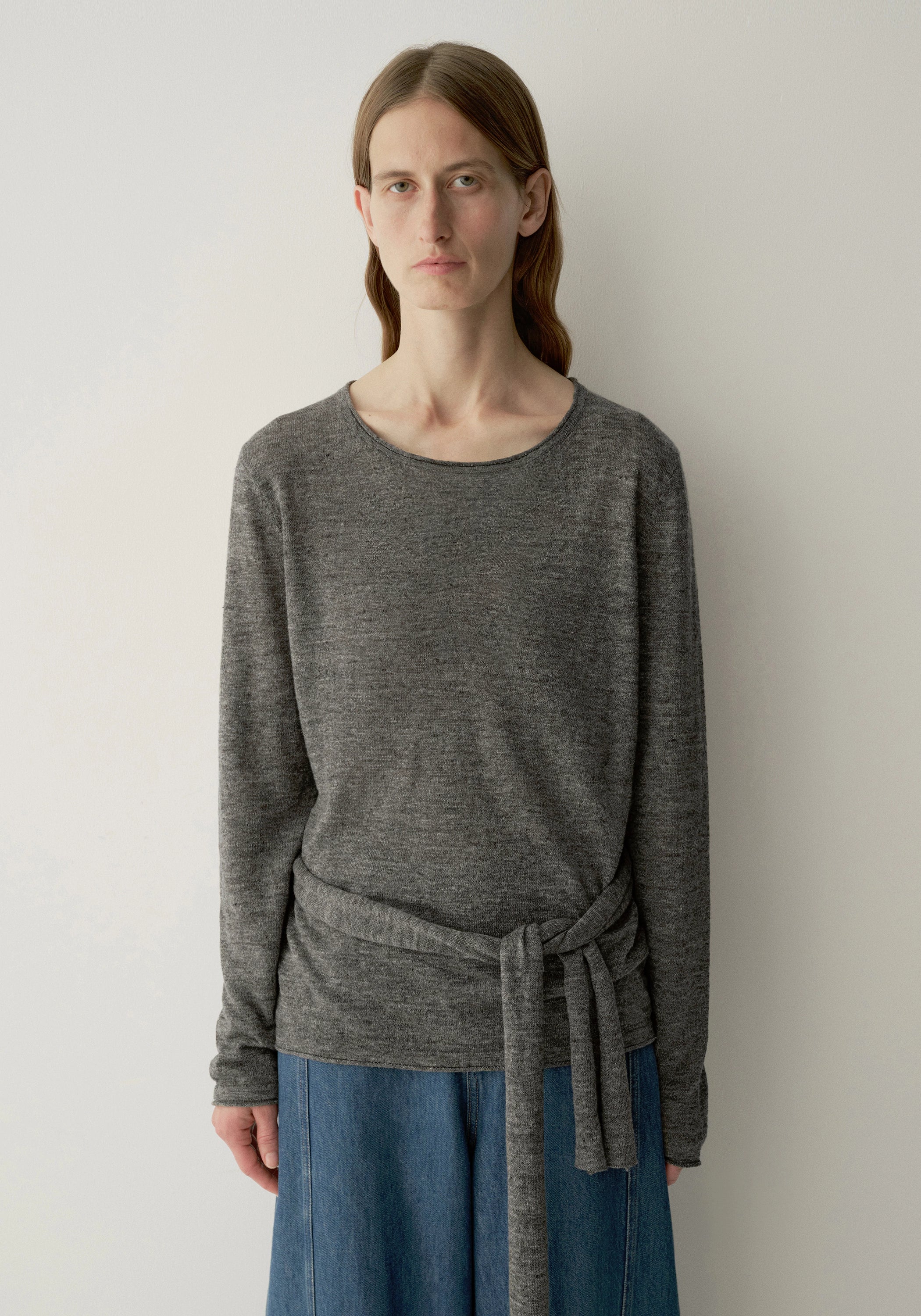 Linen Knitted Pullover