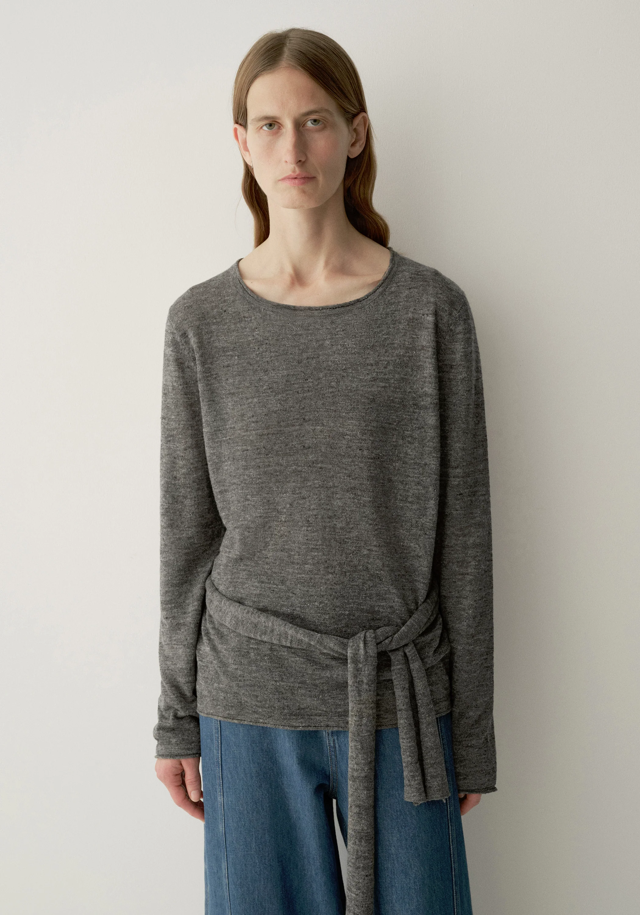 Linen Knitted Pullover - Image 6