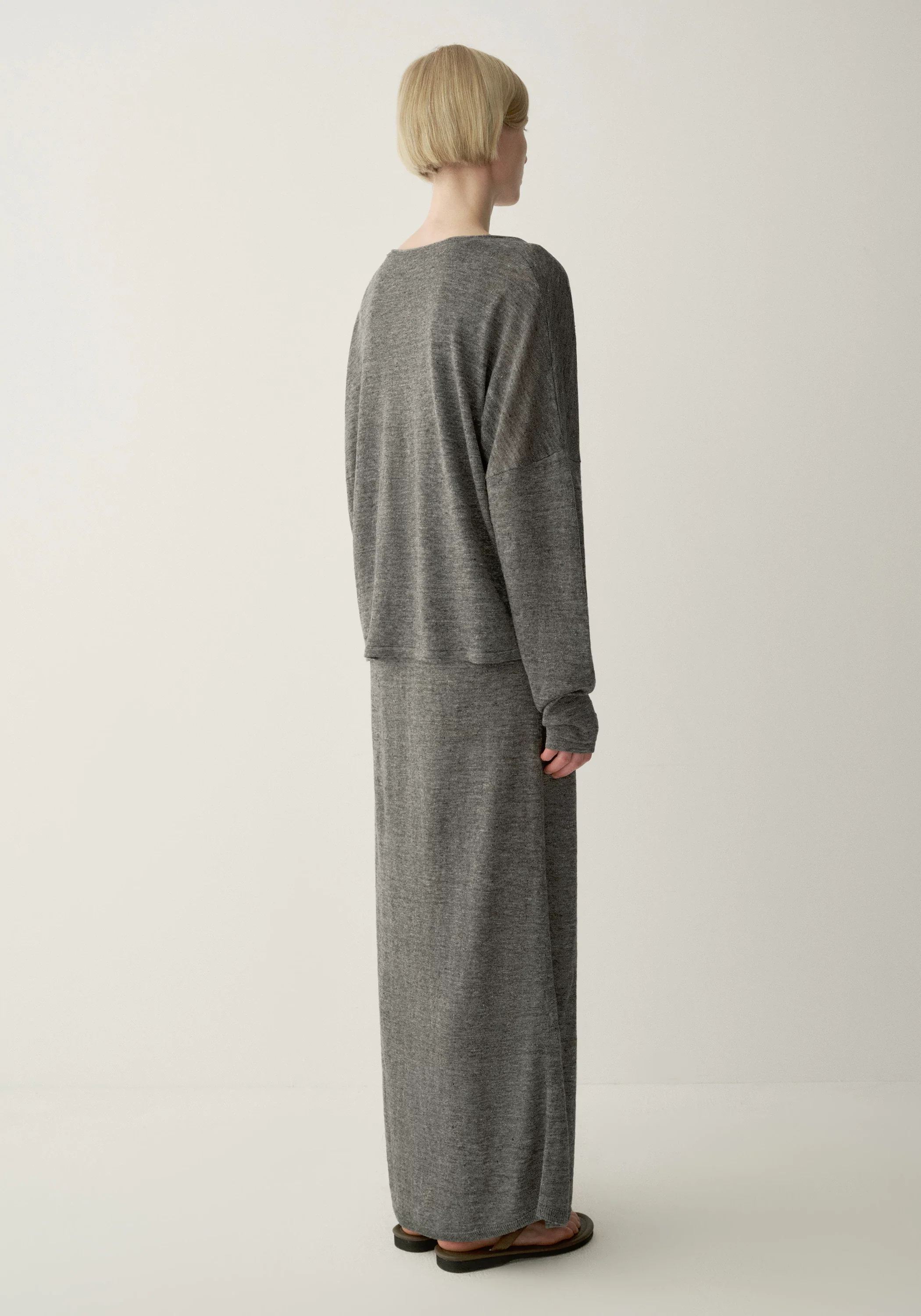 Linen Long-sleeve Blouse - Image 5