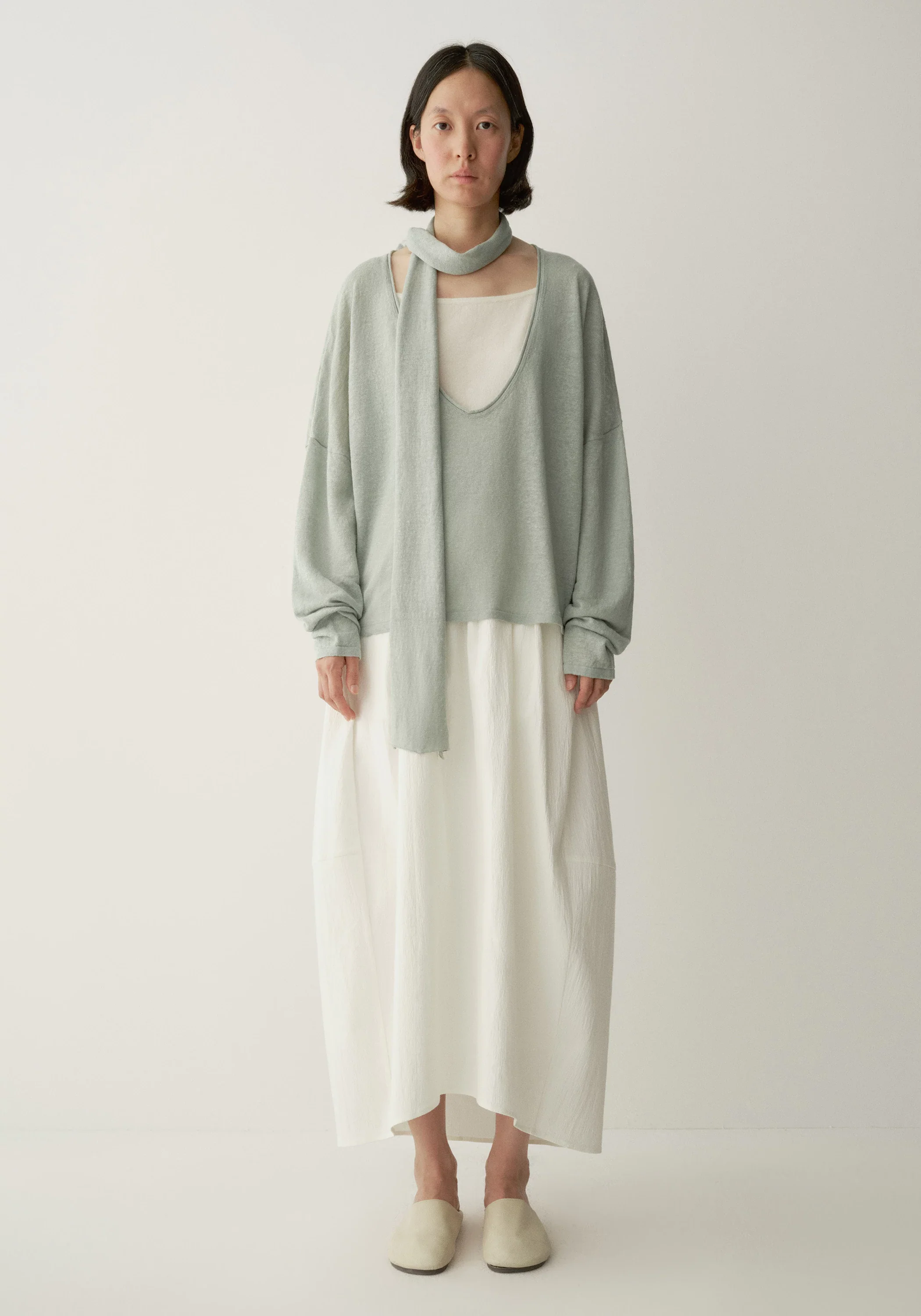Linen Long-sleeve Blouse - Image 9