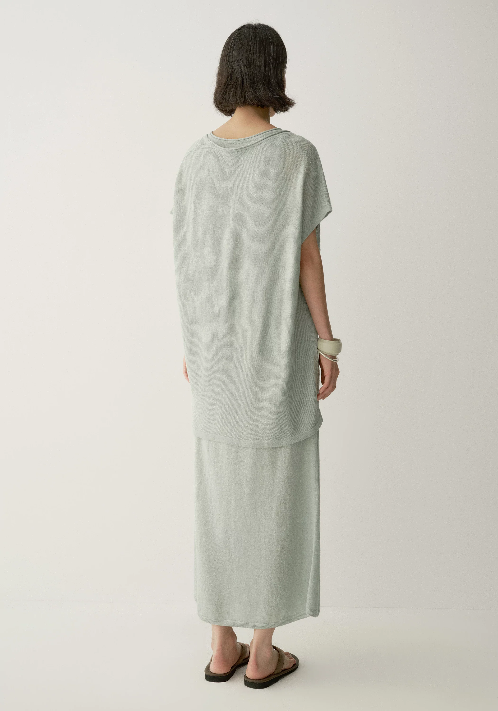 Linen Knitted Blouse - Image 11