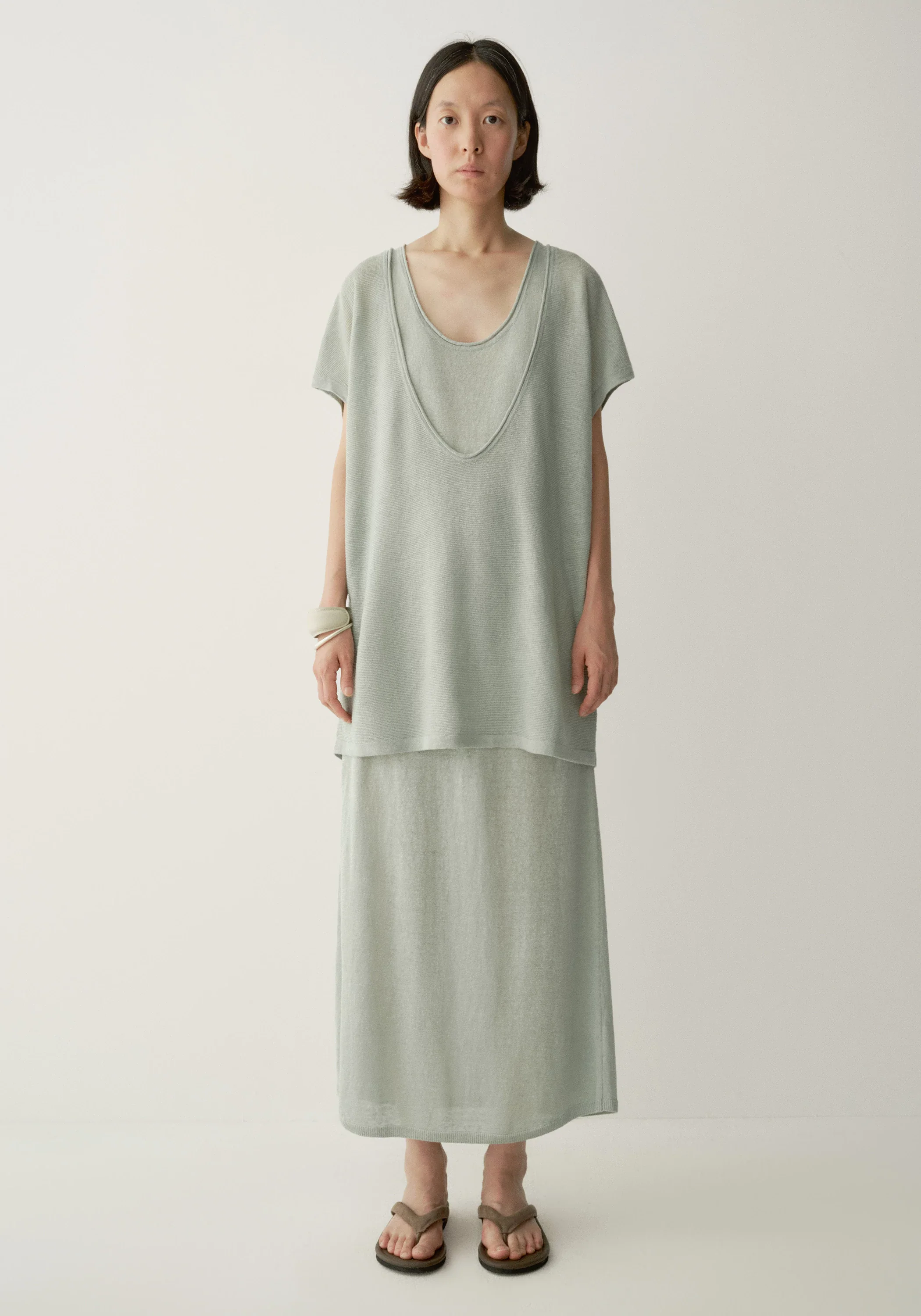 Linen Knitted Blouse - Image 12