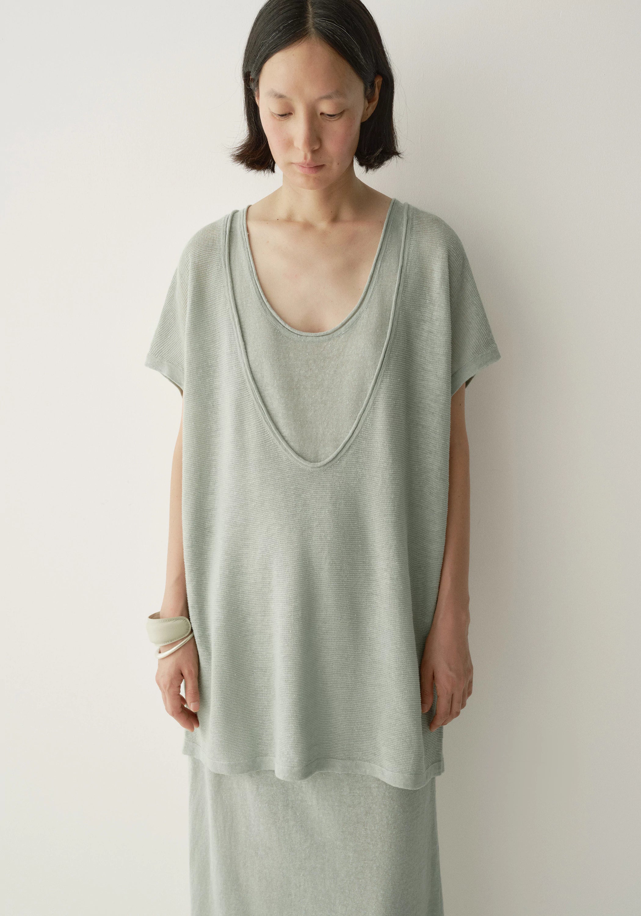 Linen Knitted Blouse - Image 13