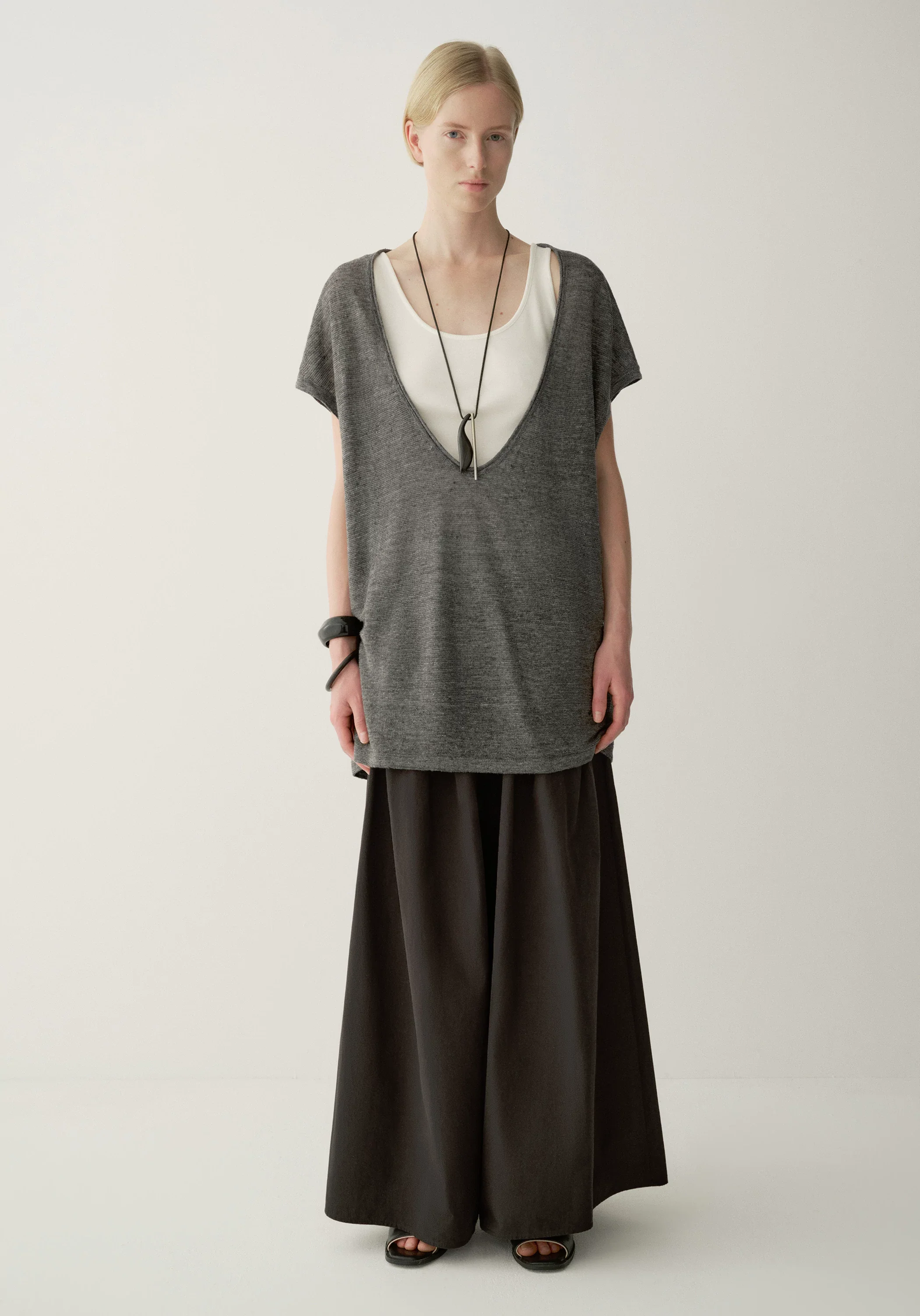 Linen Knitted Blouse - Image 3