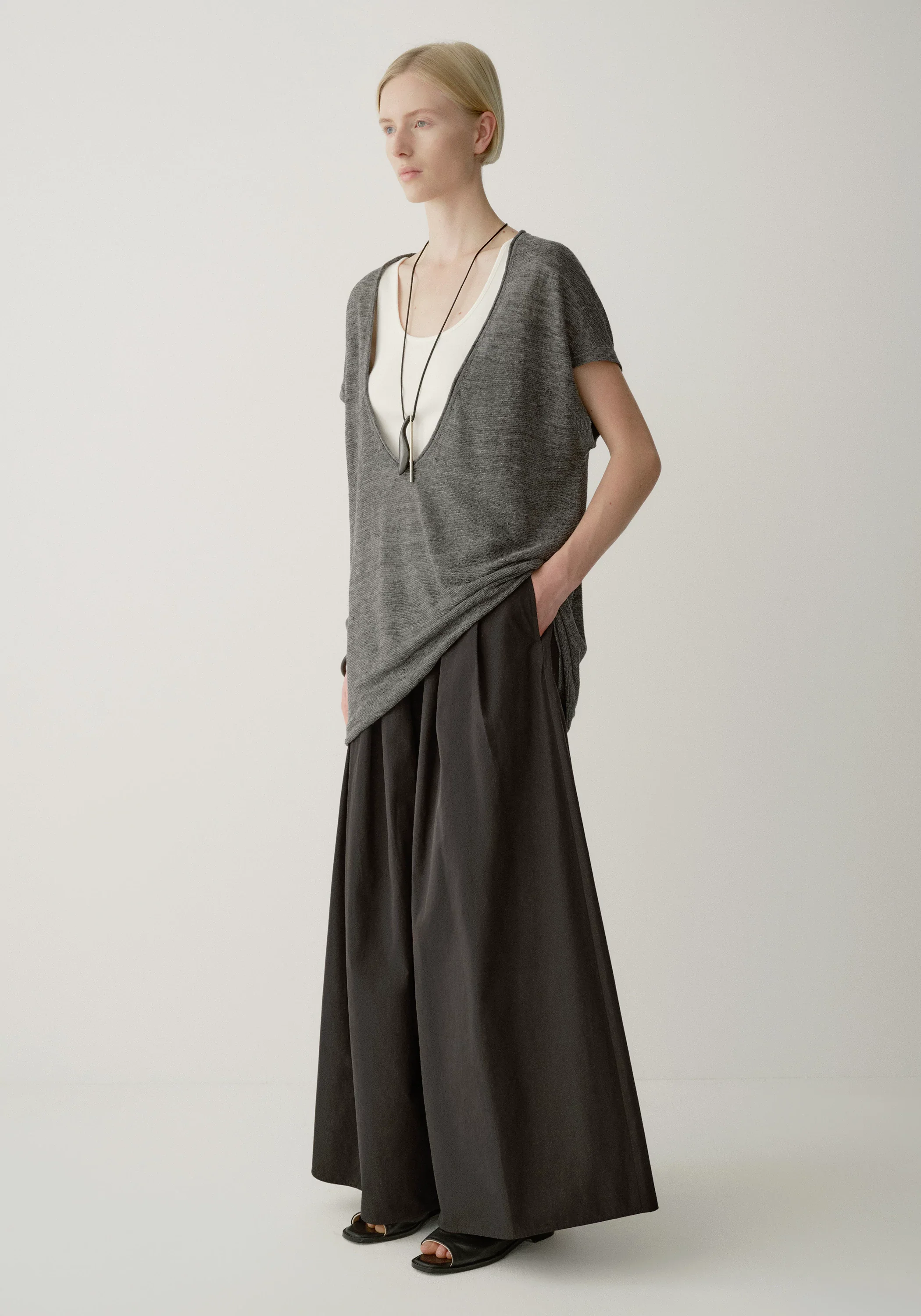 Linen Knitted Blouse - Image 4