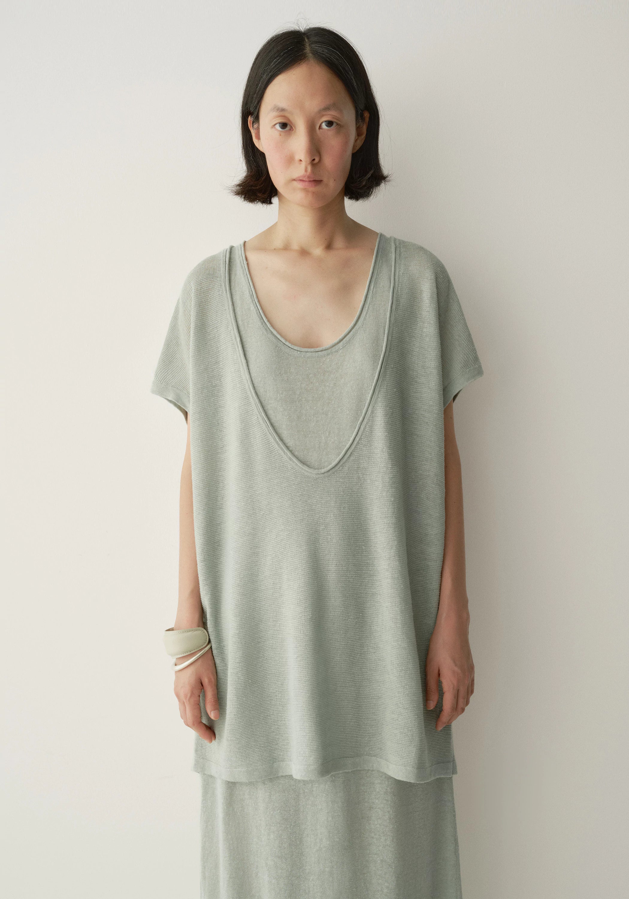 Linen Knitted Blouse - Image 8