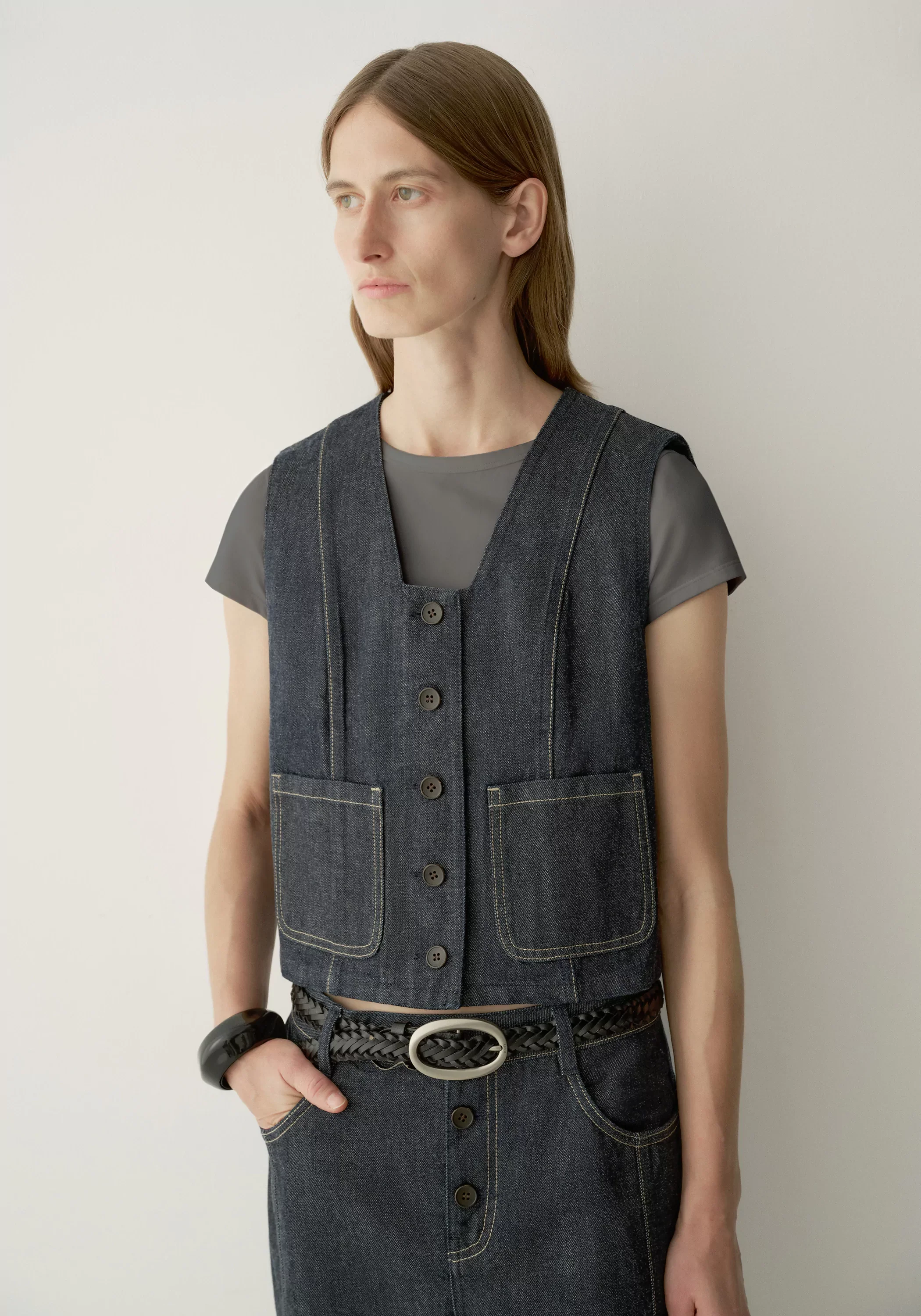 Okayama Denim Vest - Image 7