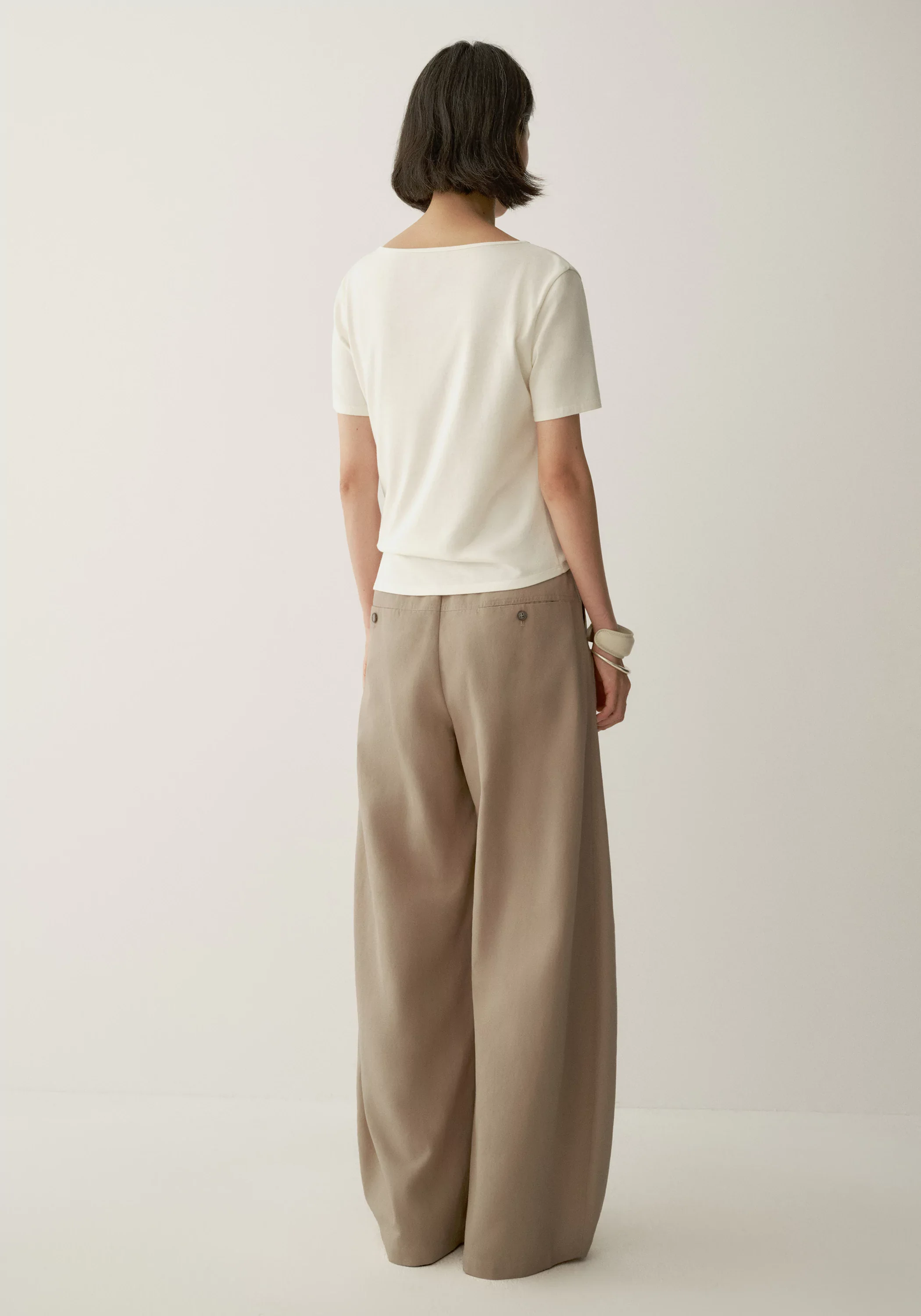 Asymmetric Curved Pants - Image 10