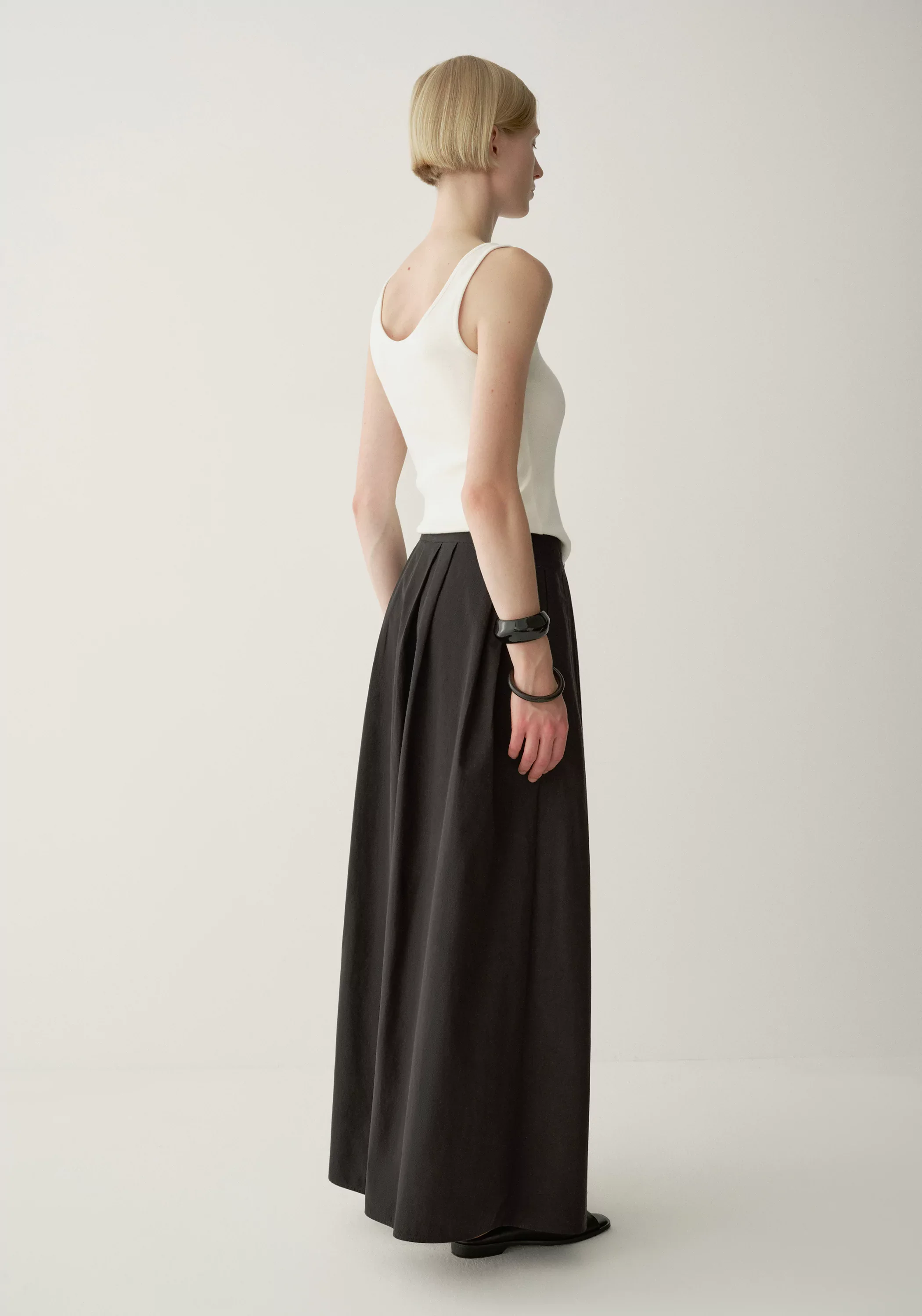 A-Line Pleated Pants - Image 13