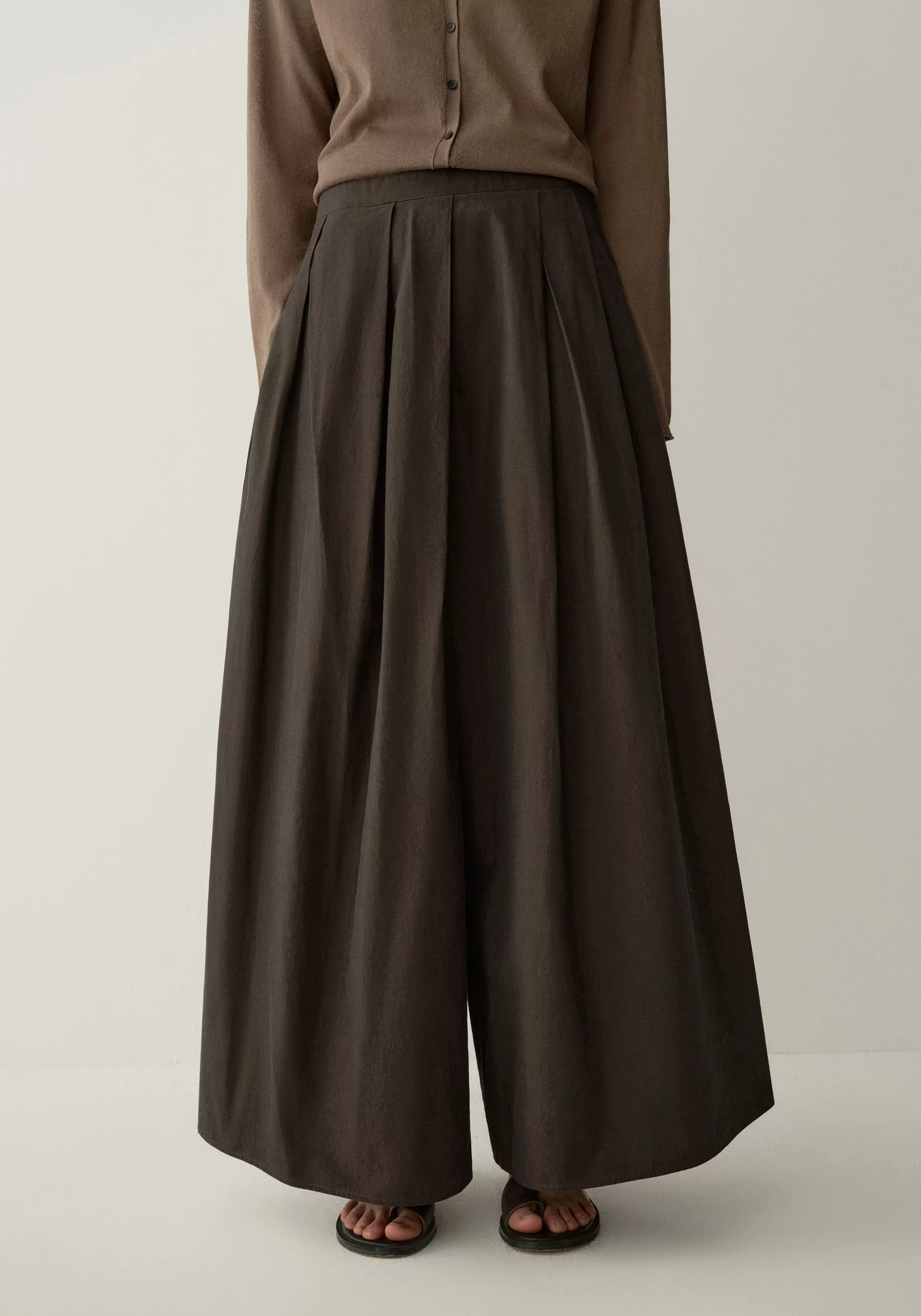 A-Line Pleated Pants - Image 7