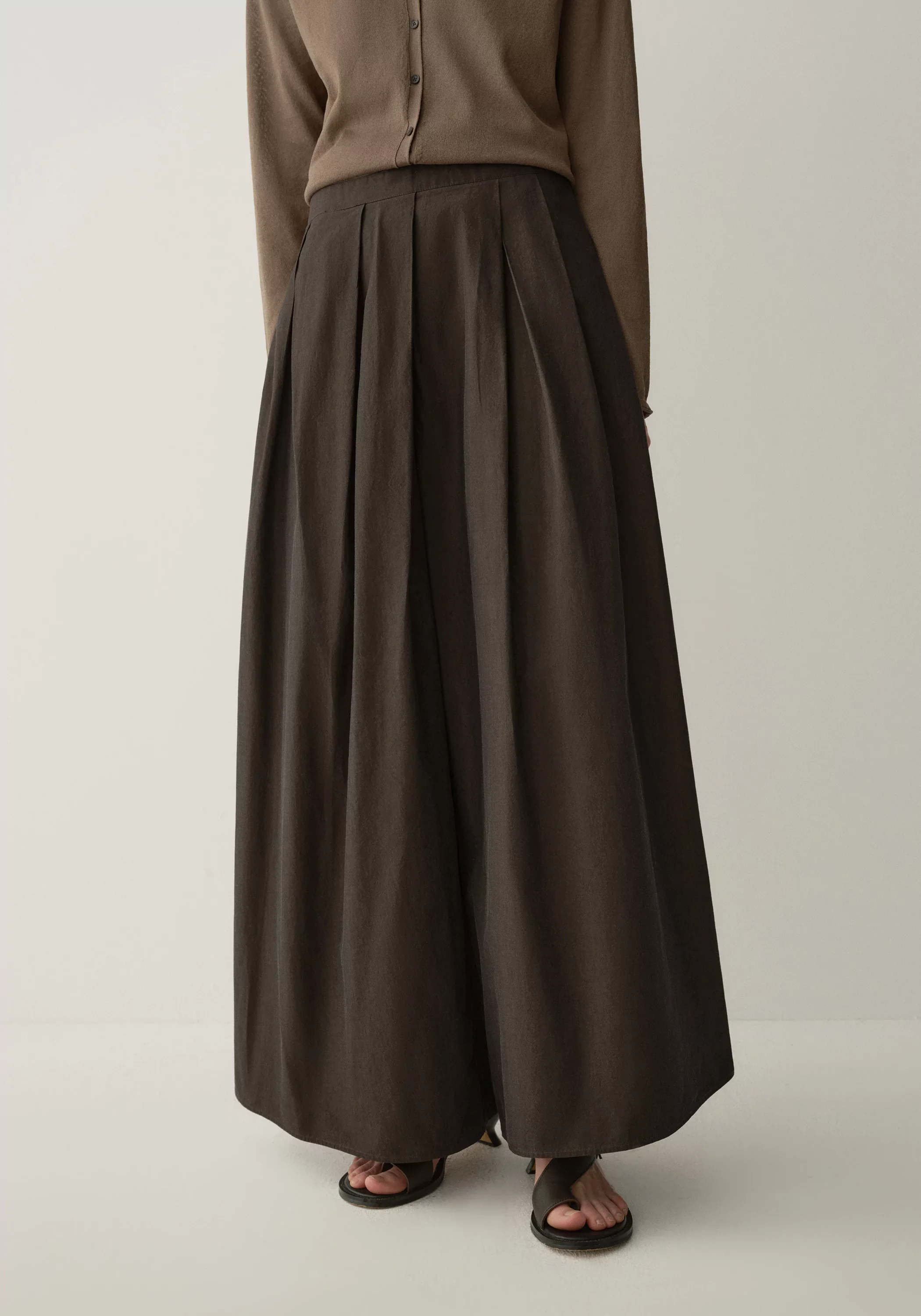 A-Line Pleated Pants - Image 8