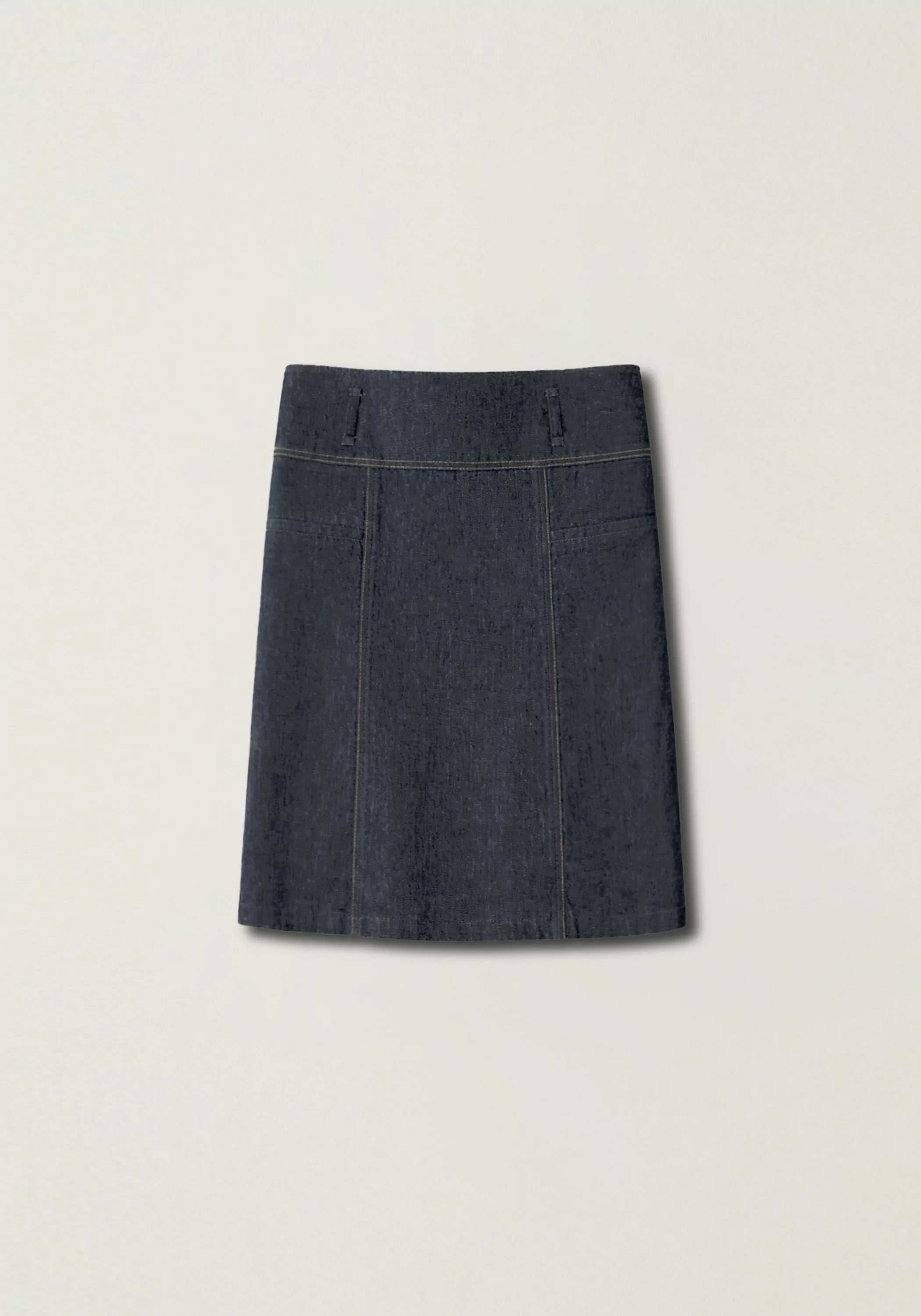 Okayama Straight Denim Skirt - Image 2