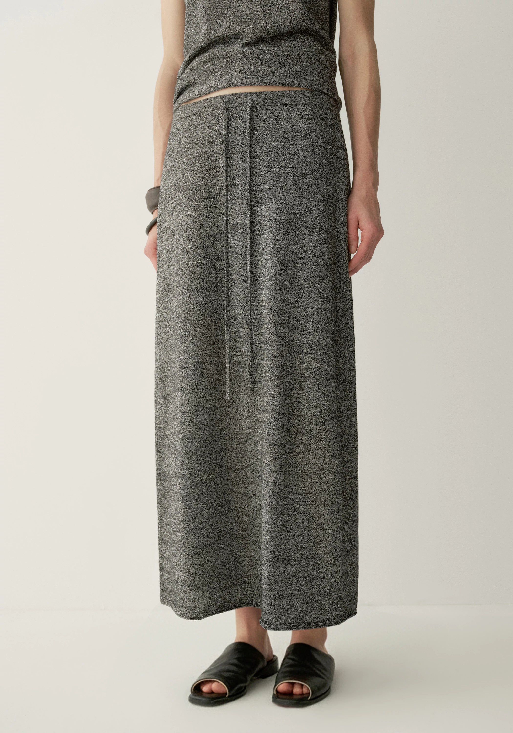 Wool-linen Knitted Skirt - Image 6