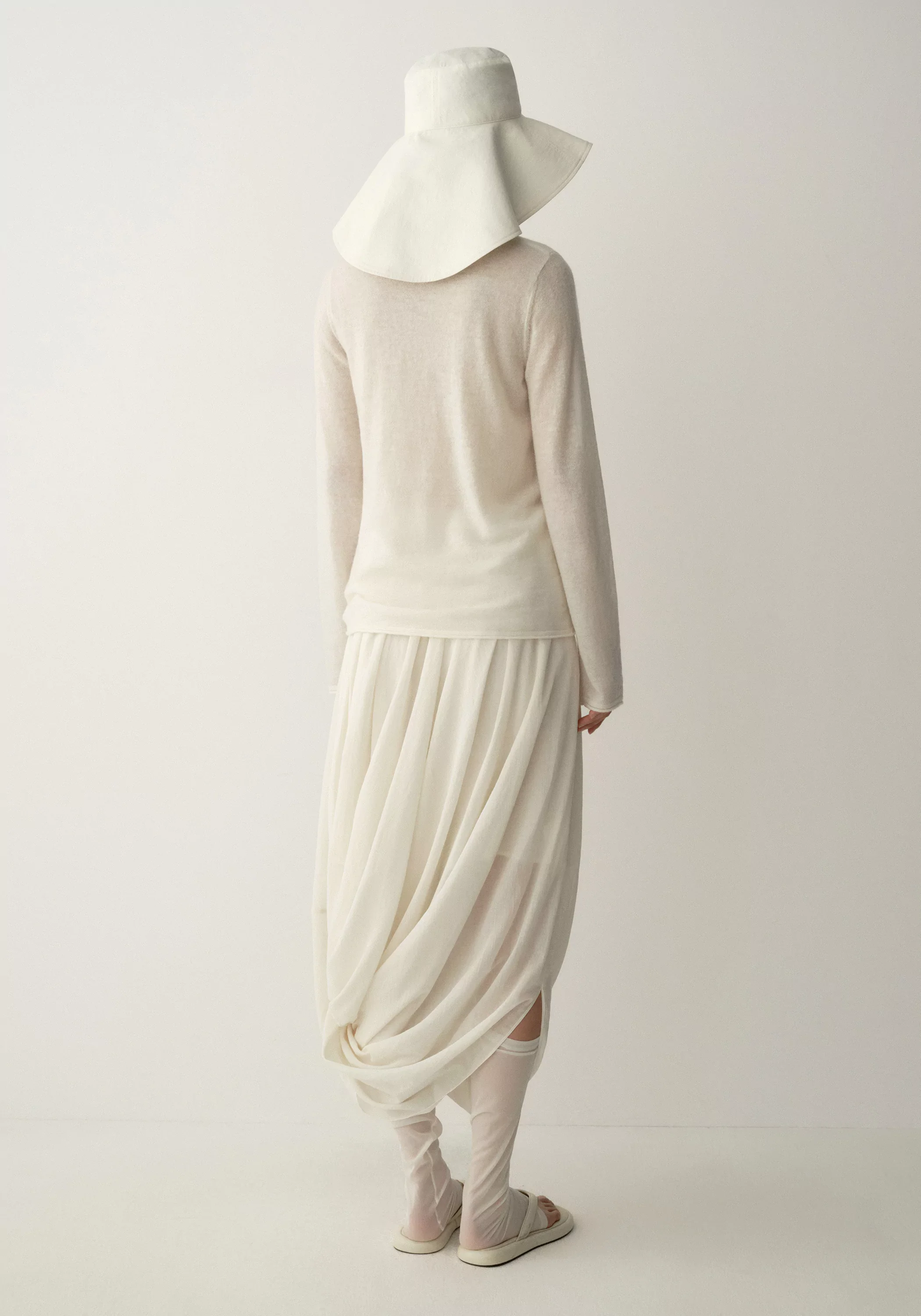 Asymmetrical Floral-shape Skirt - Image 10