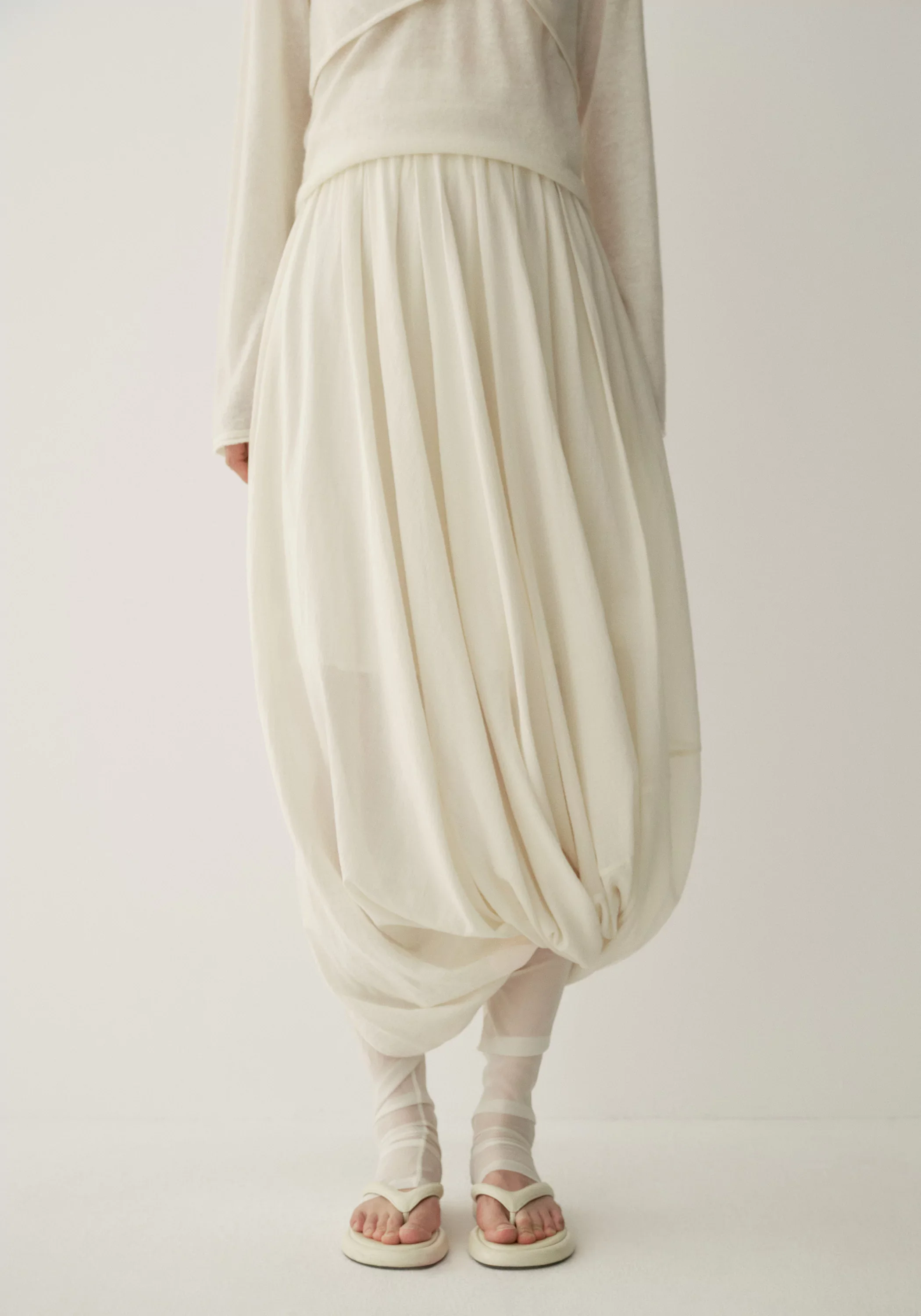 Asymmetrical Floral-shape Skirt - Image 12