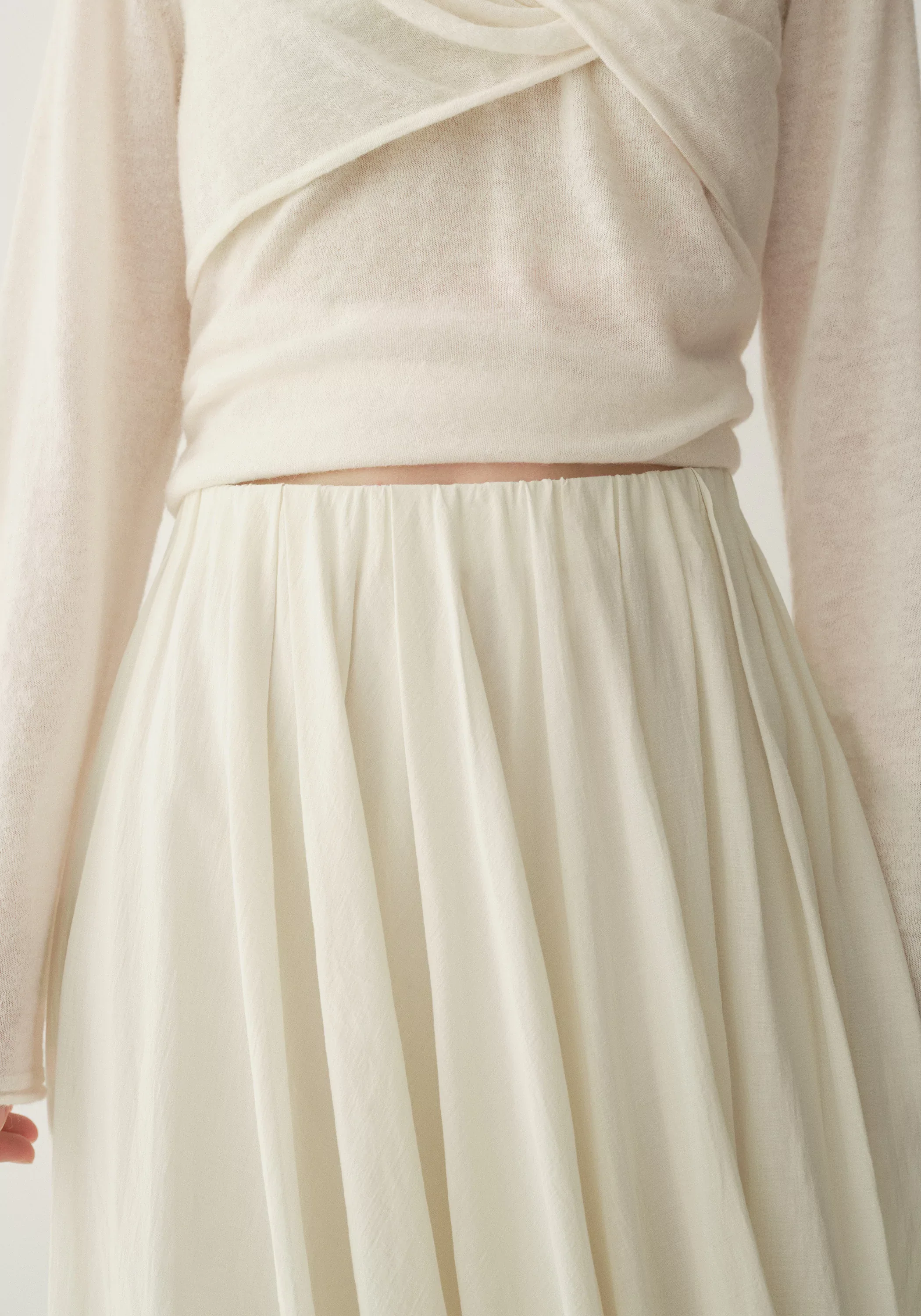 Asymmetrical Floral-shape Skirt - Image 14